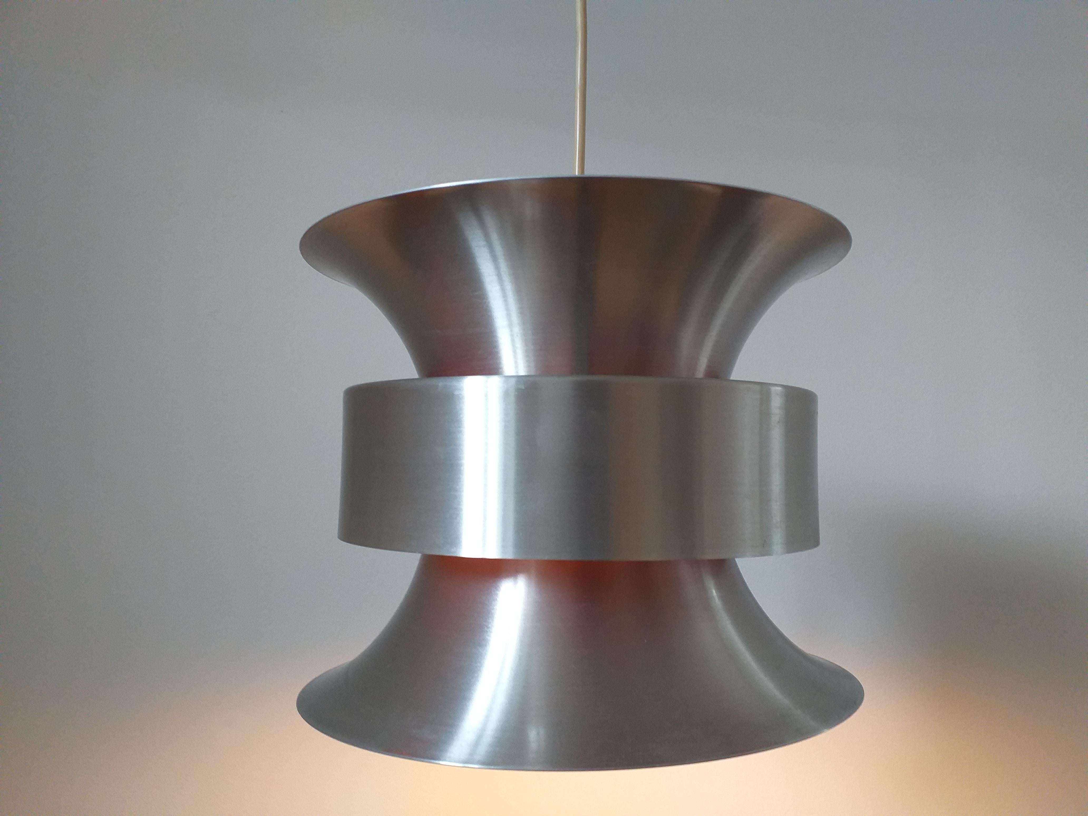 Midcentury Pendant Designed by Carl Thore, Sweden, 1970s For Sale 1