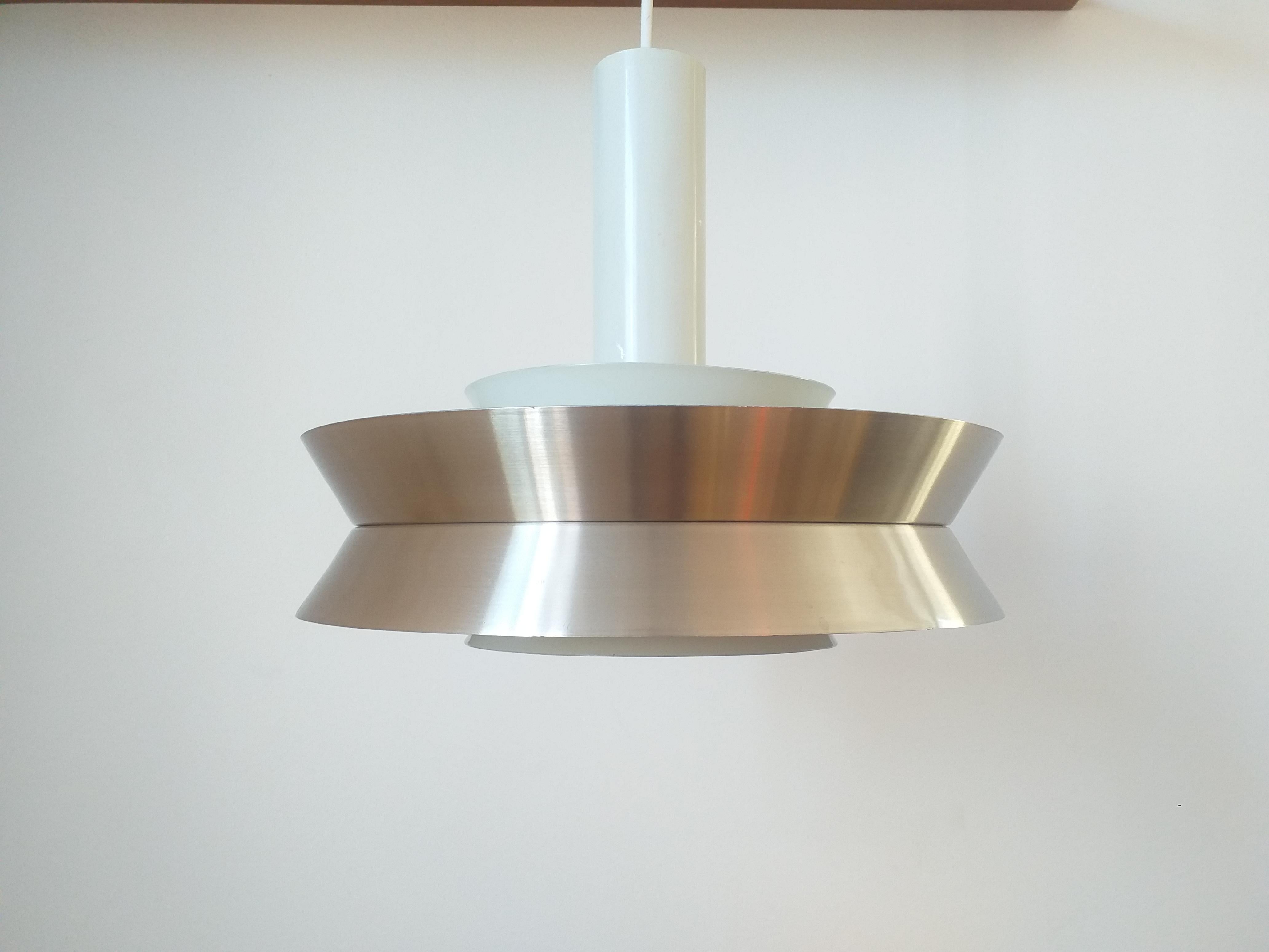 Midcentury Pendant Designed by Jo Hammerborg, Denmark, 1960s For Sale 1