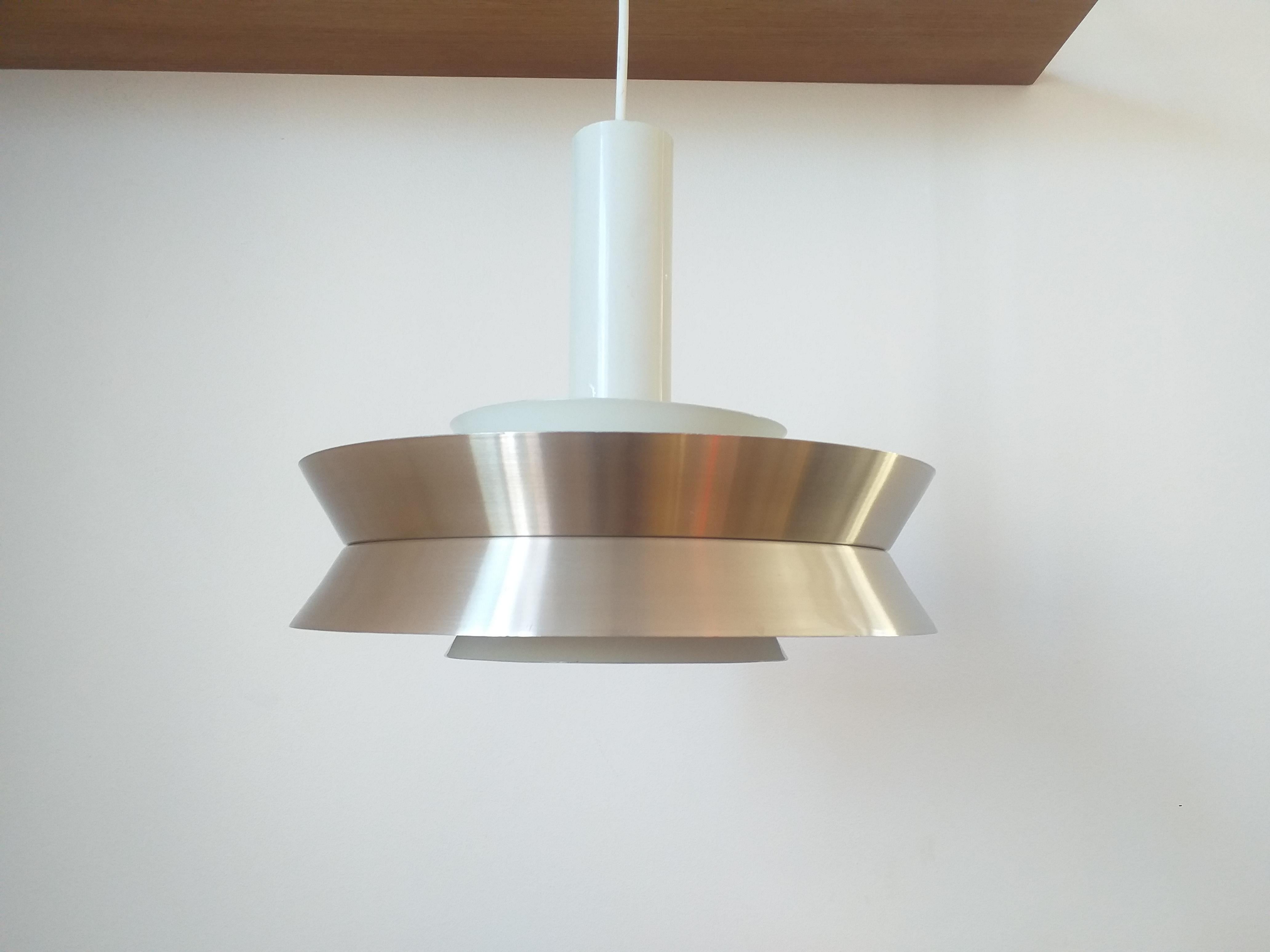 Midcentury Pendant Designed by Jo Hammerborg, Denmark, 1960s For Sale 2