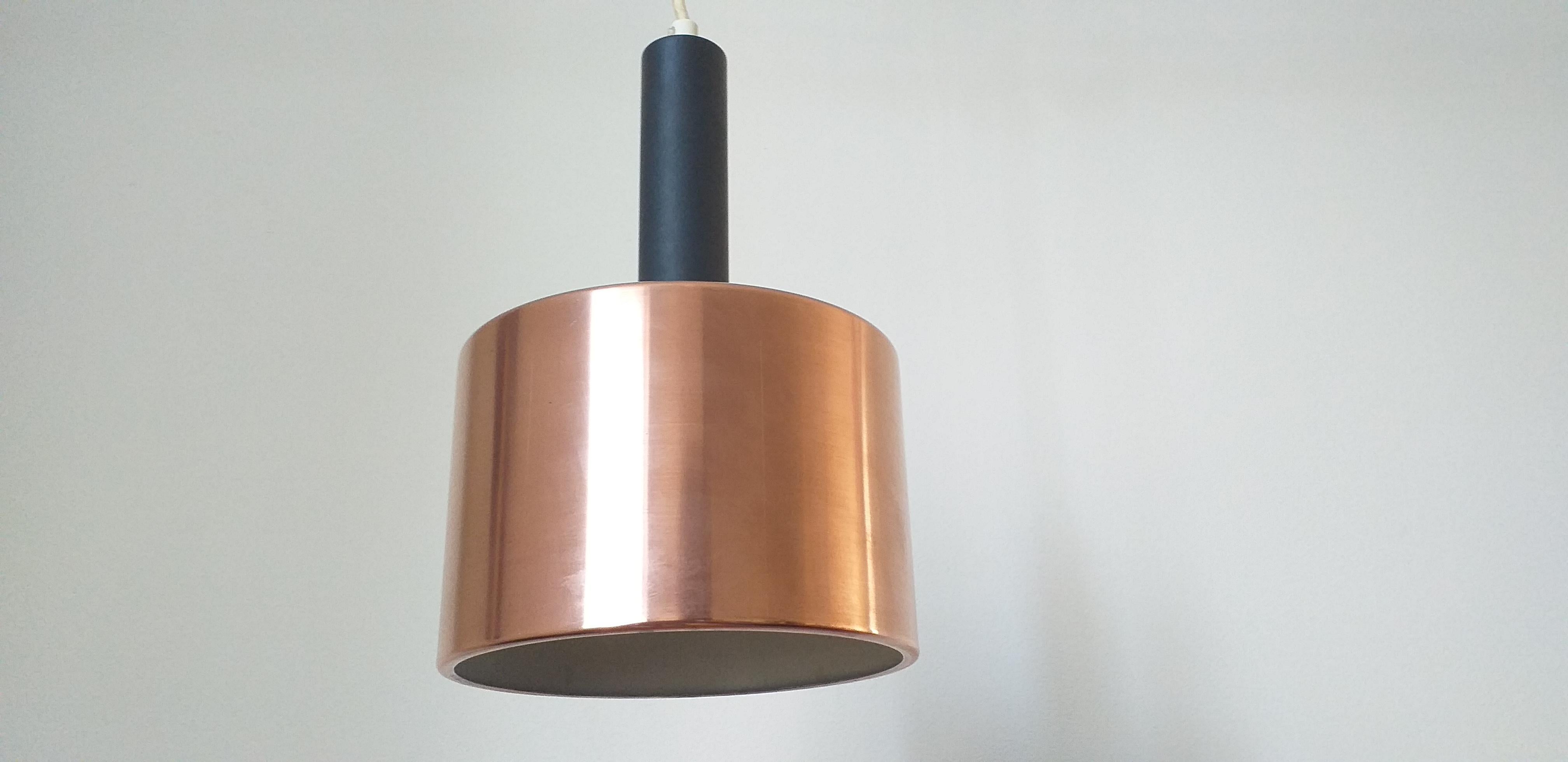 Midcentury pendant in Style of Jo Hammerborg, Denmark, 1970s In Good Condition For Sale In Praha, CZ