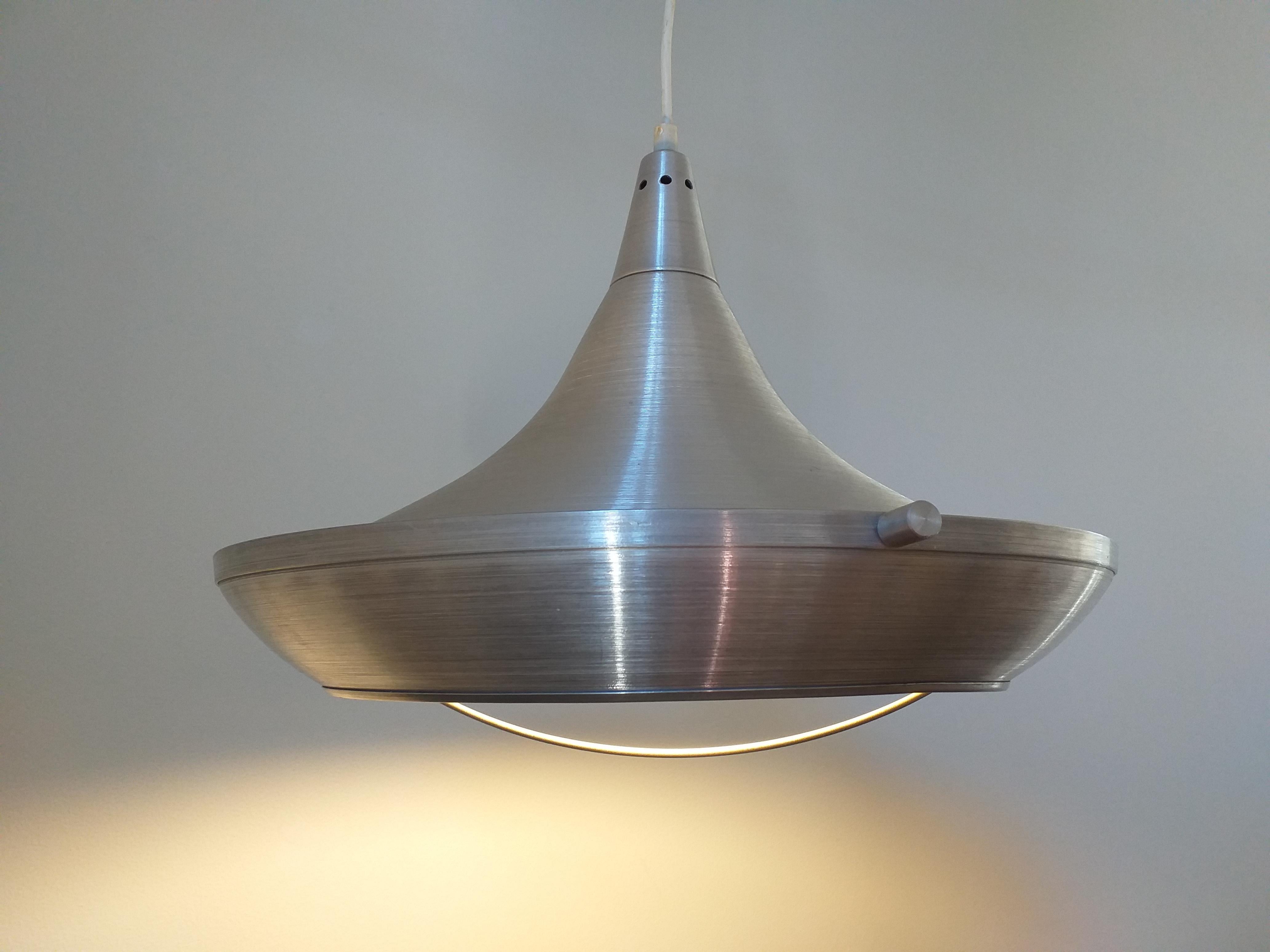 Midcentury Pendant in Style of Jo Hammerborg, Denmark, 1970s In Good Condition For Sale In Praha, CZ