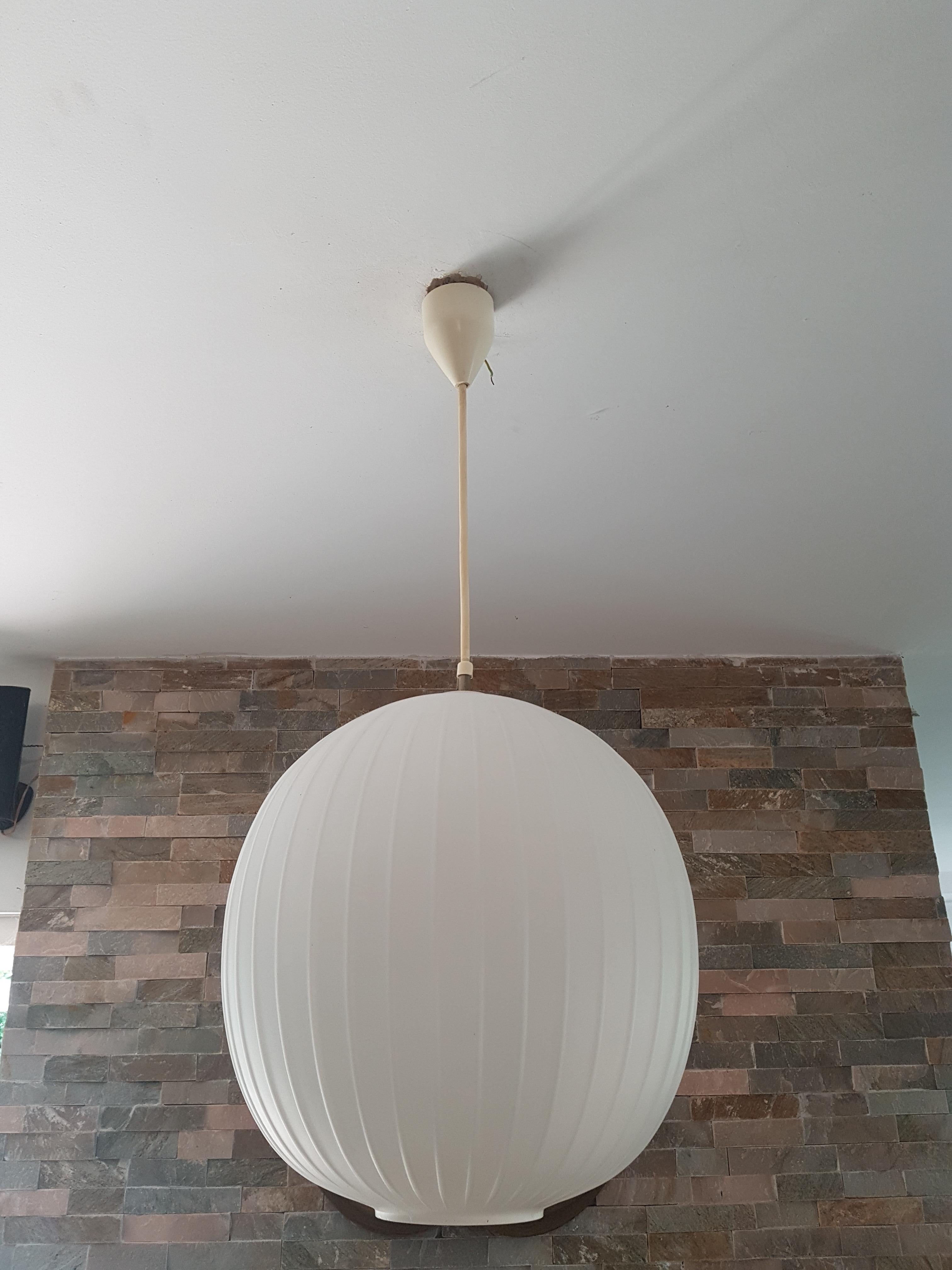 Midcentury Pendant Lamp Bologna by Gangkofner for Peill & Putzler, Germany, 1958 For Sale 8