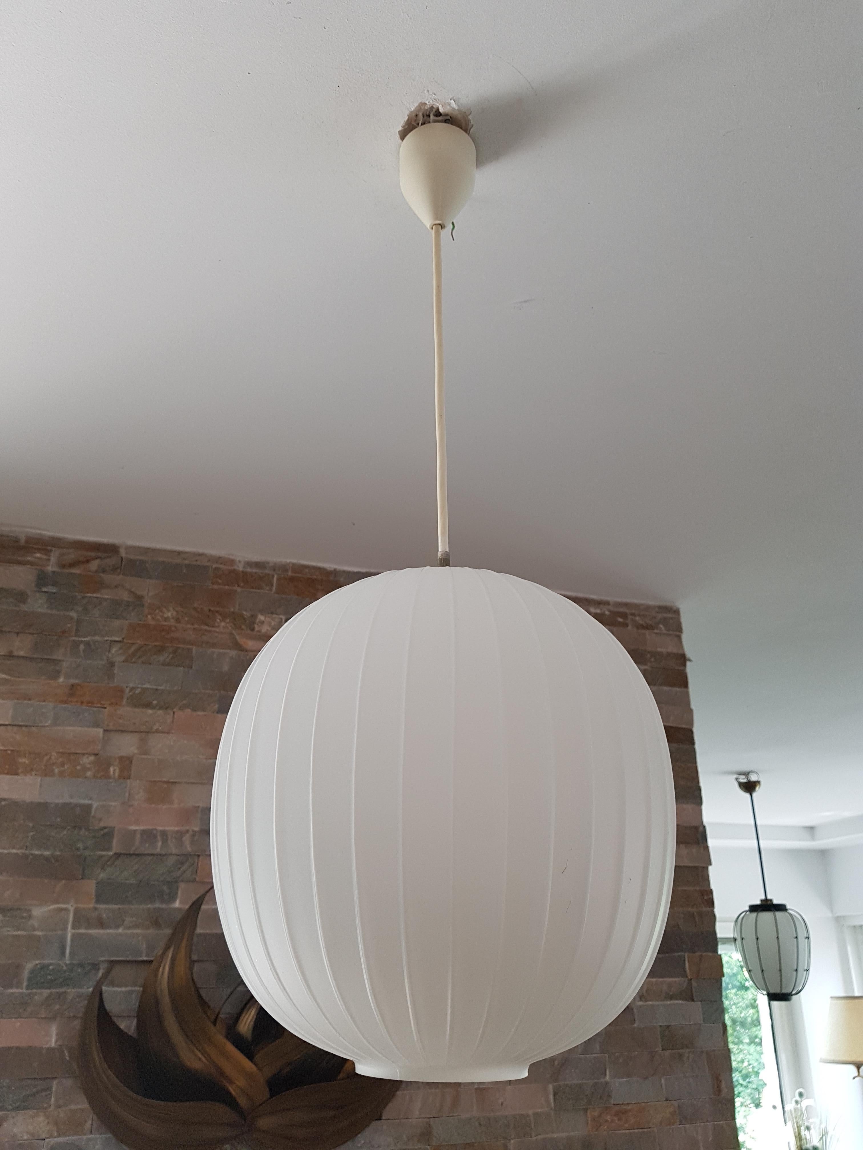 Mid-20th Century Midcentury Pendant Lamp Bologna by Gangkofner for Peill & Putzler, Germany, 1958 For Sale
