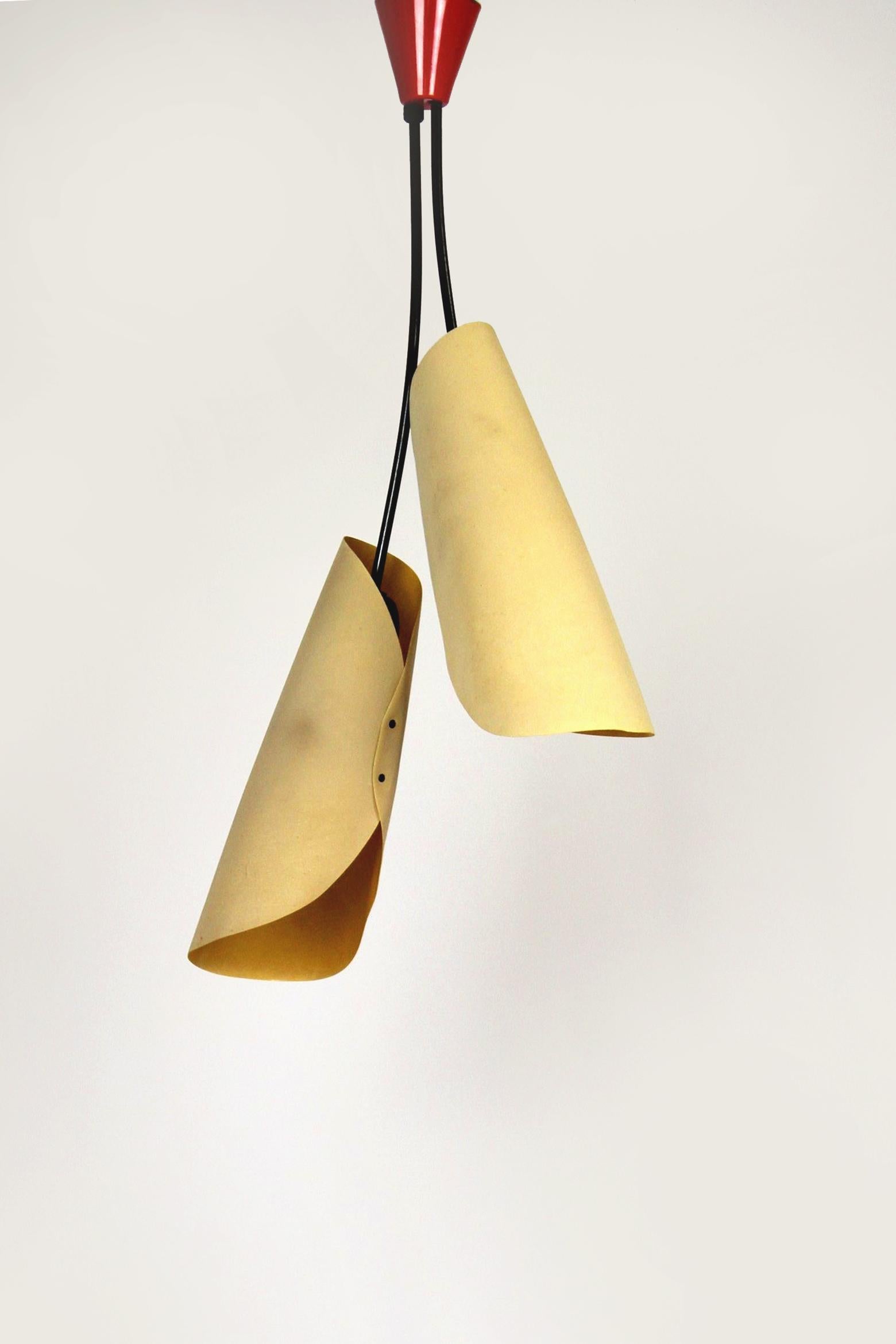 Mid-Century Pendant Lamp by Josef Hurka for Napako, 1960s For Sale 4