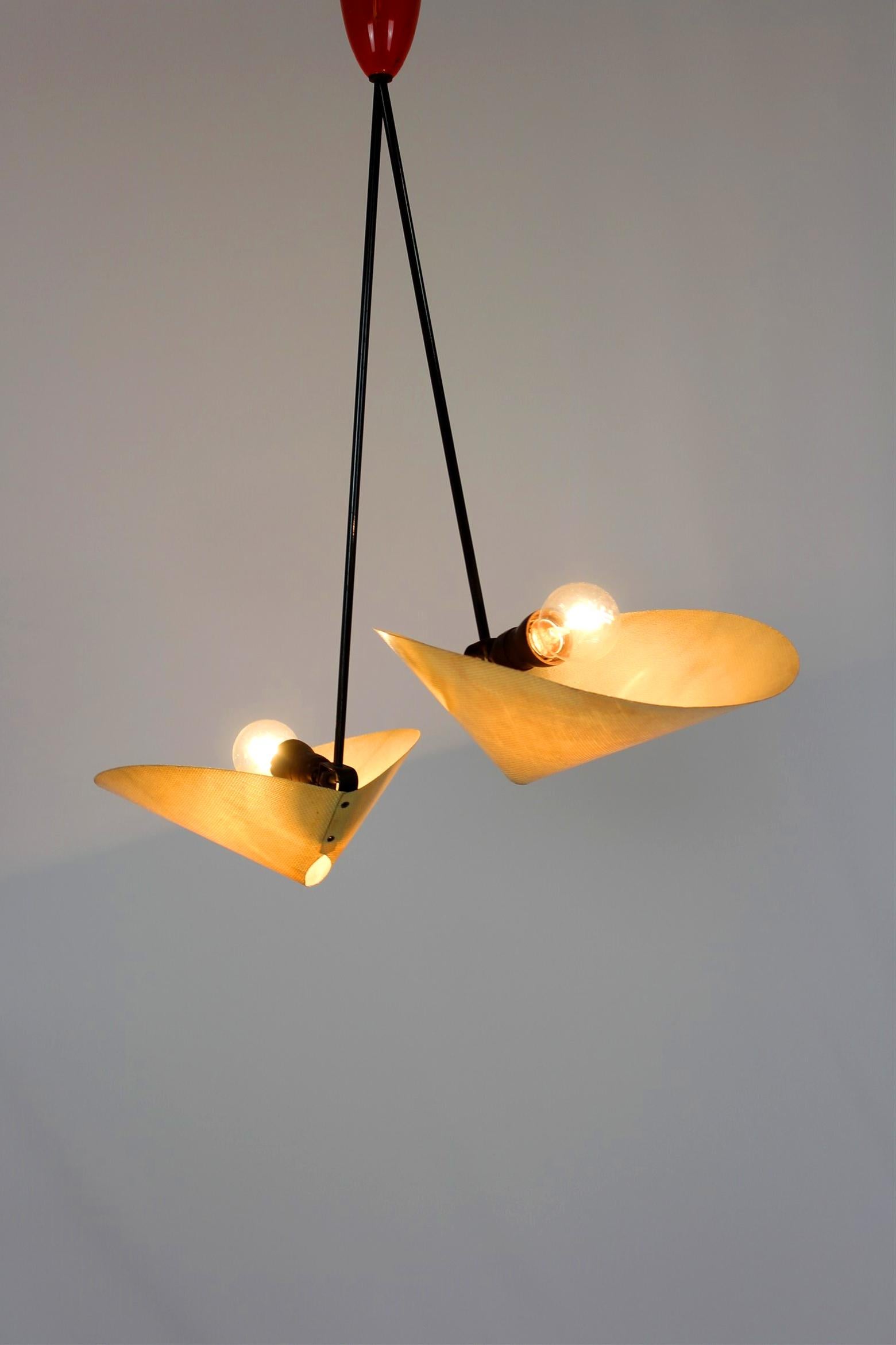 Mid-Century Pendant Lamp by Josef Hurka for Napako, 1960s For Sale 5