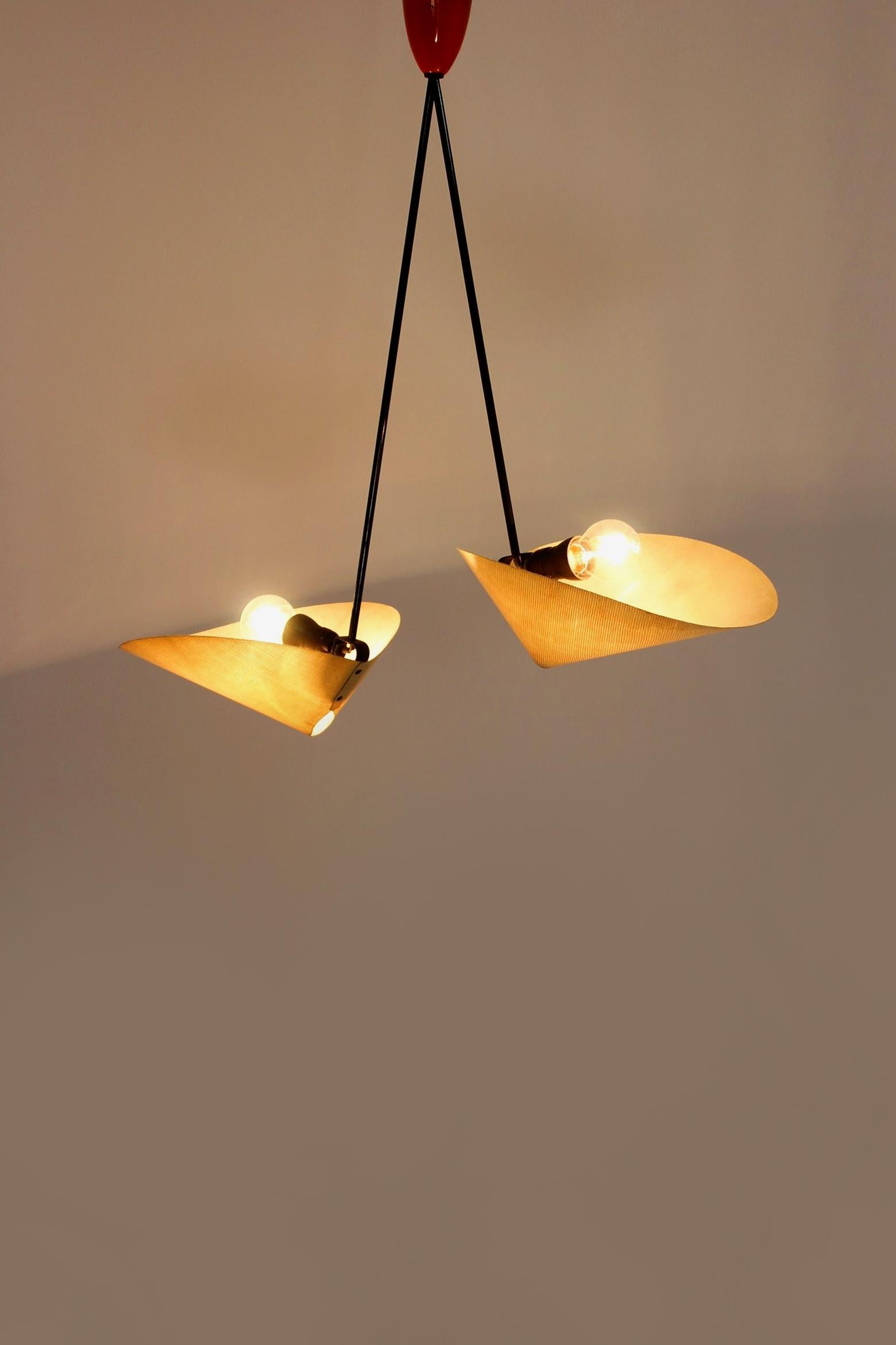 Mid-Century Pendant Lamp by Josef Hurka for Napako, 1960s For Sale 6