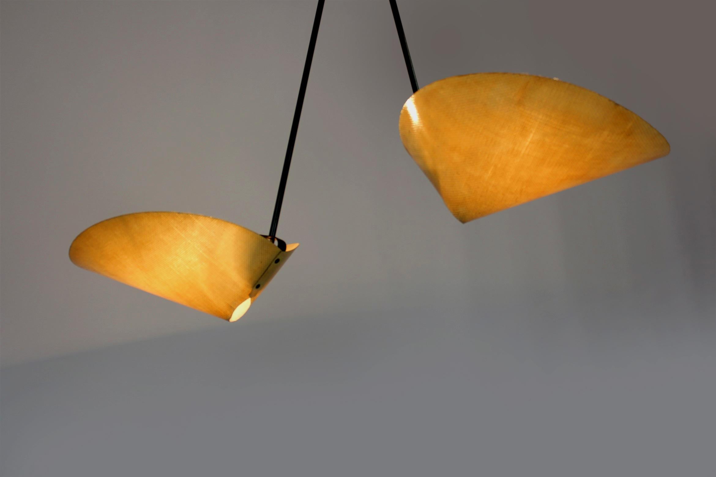 Mid-Century Pendant Lamp by Josef Hurka for Napako, 1960s For Sale 8