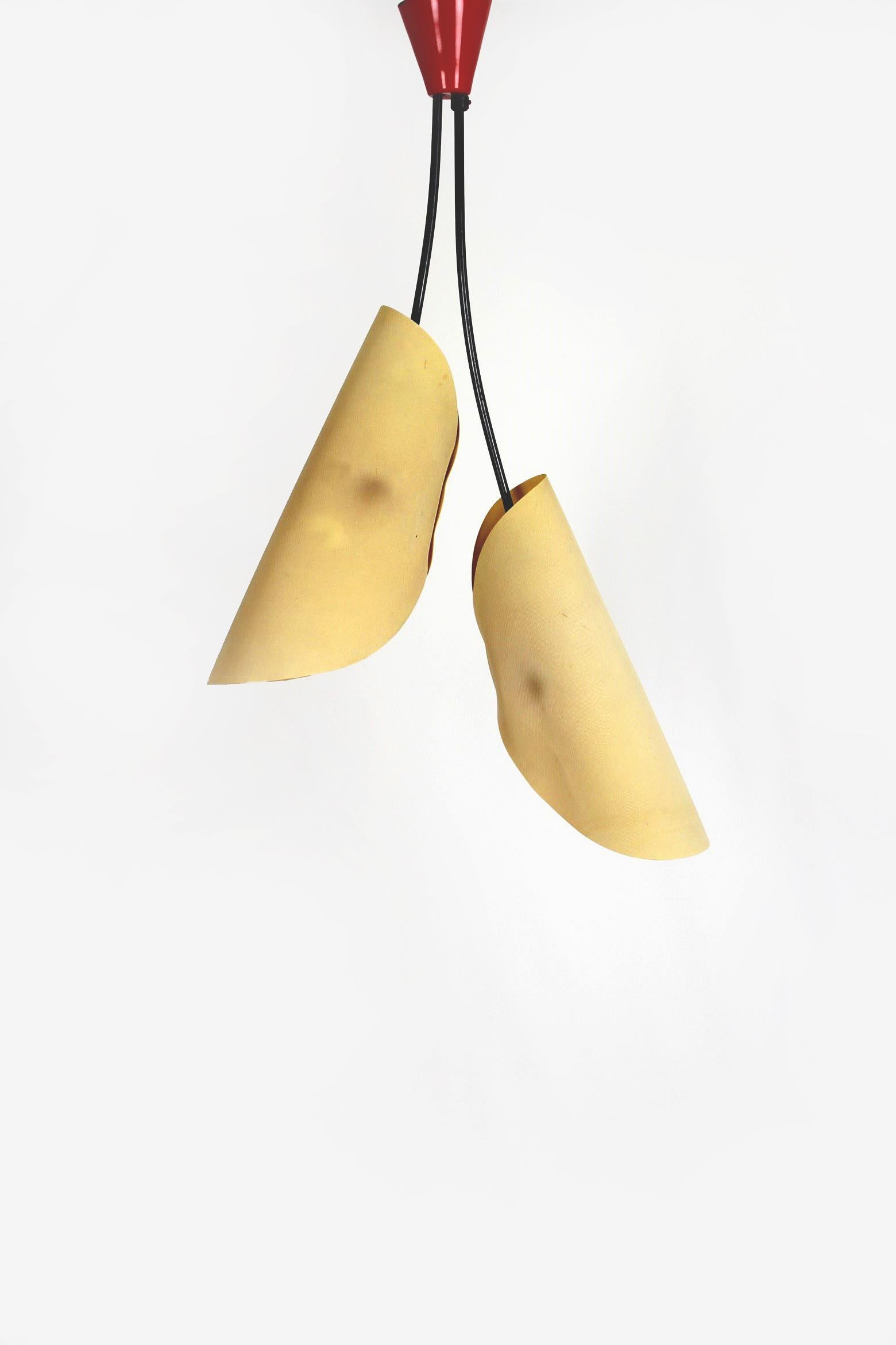 Mid-Century Pendant Lamp by Josef Hurka for Napako, 1960s For Sale 1