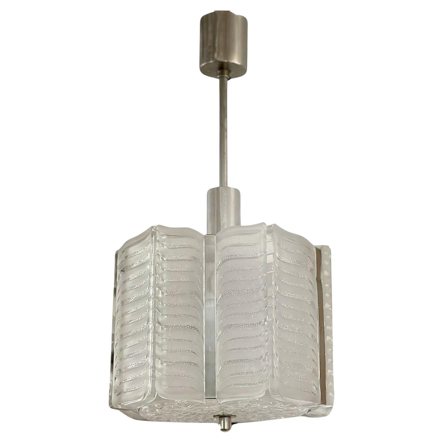 Lampada a sospensione di metà secolo di Kalmar Vienna, anni '50 ca.