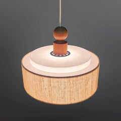 Lampe suspendue du milieu du siècle dernier par Uno et Osten Kristansson pour Luxus, Suède, années 1960