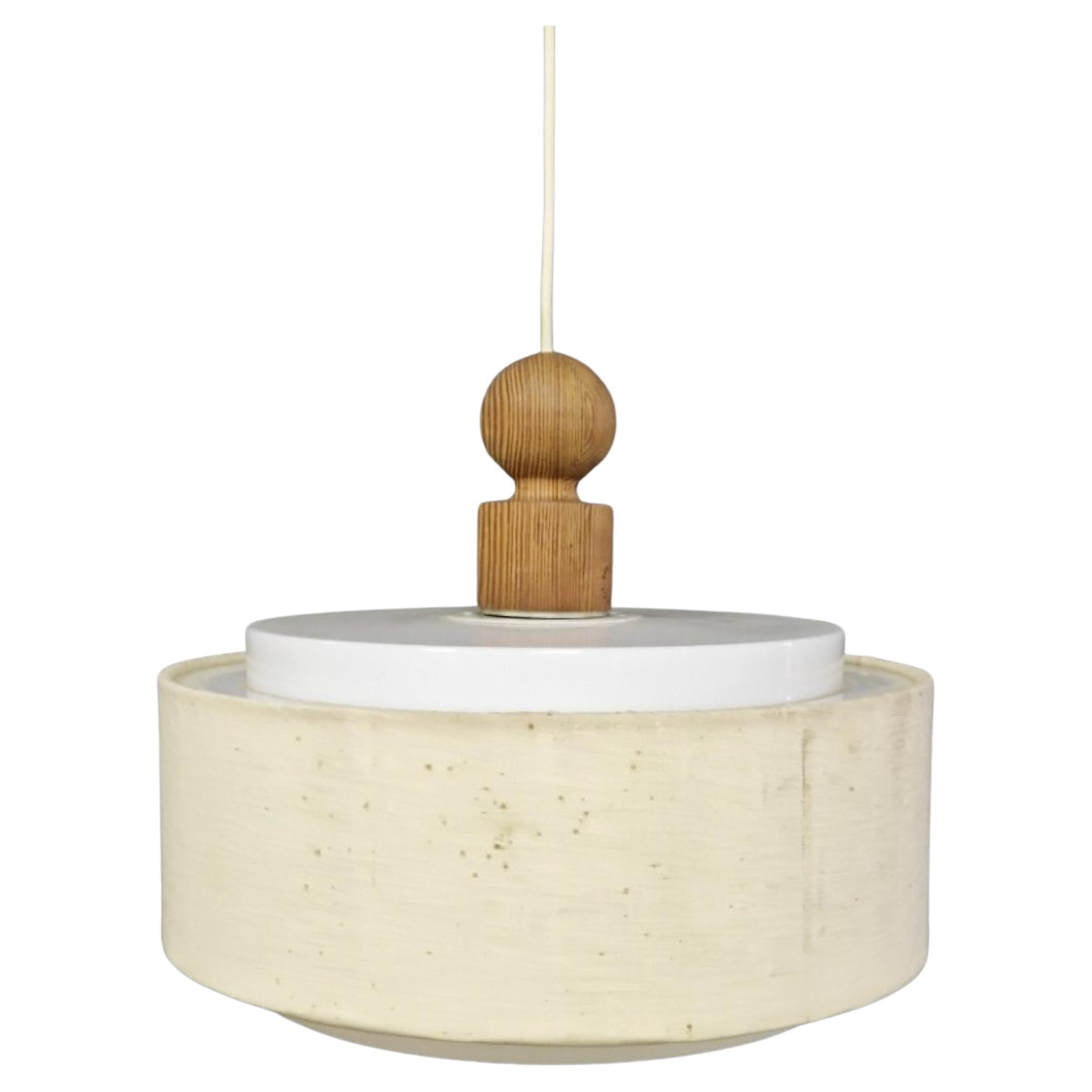Lampe suspendue du milieu du siècle dernier par Uno et Osten Kristansson pour Luxus, Suède, années 1960