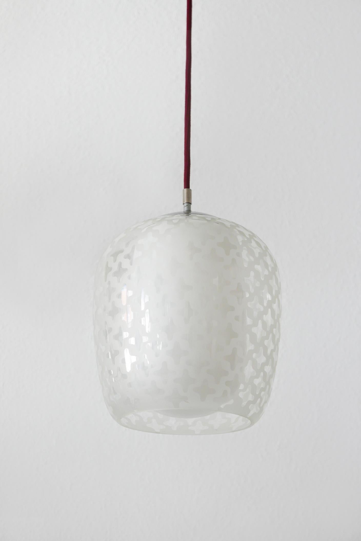 Mid-Century Pendant Lamp Cora by Wilhelm Wagenfeld for Peill & Putzler, 1950s 1