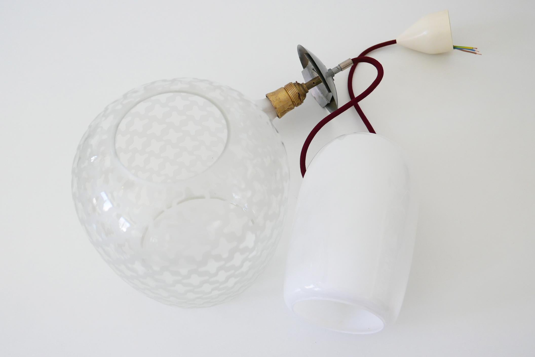 Mid-Century Pendant Lamp Cora by Wilhelm Wagenfeld for Peill & Putzler, 1950s 4