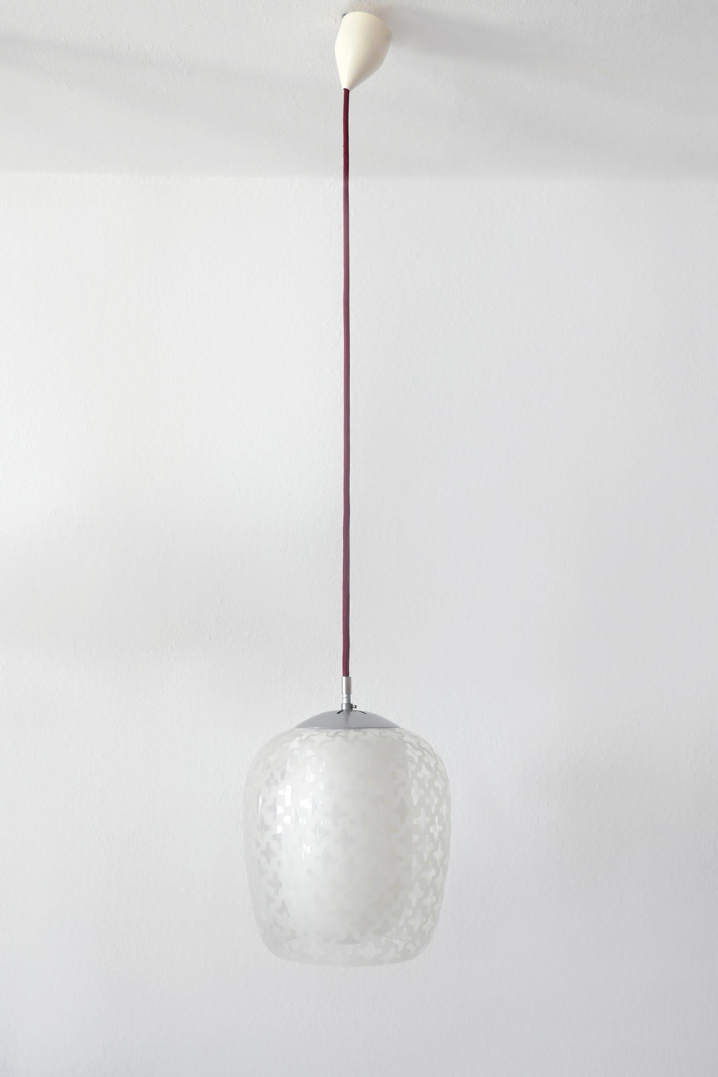 Mid-Century Modern Mid-Century Pendant Lamp Cora by Wilhelm Wagenfeld for Peill & Putzler, 1950s
