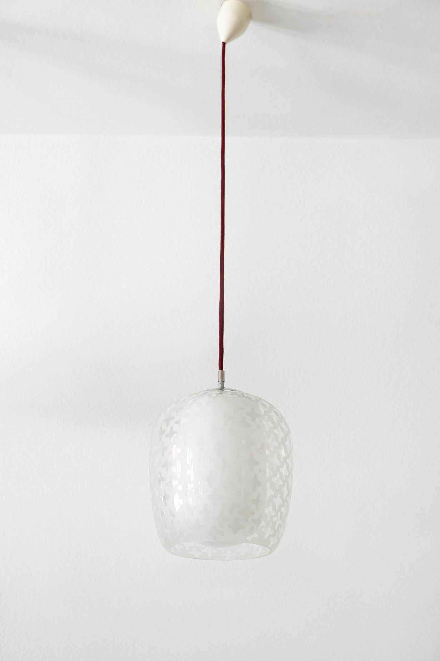 Mid-20th Century Mid-Century Pendant Lamp Cora by Wilhelm Wagenfeld for Peill & Putzler, 1950s
