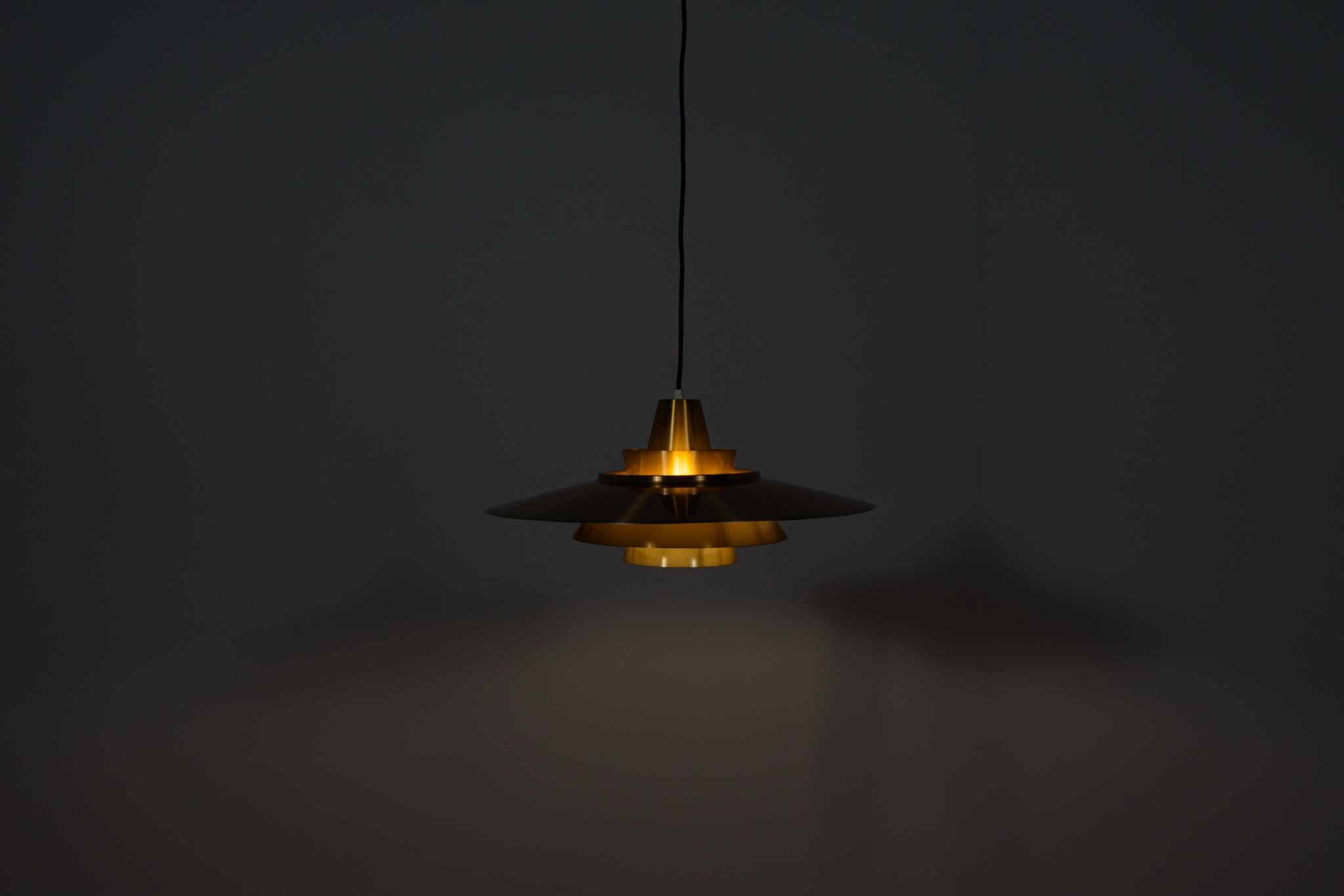 Danish Mid-Century Pendant Lamp, Denmark, 1970s For Sale