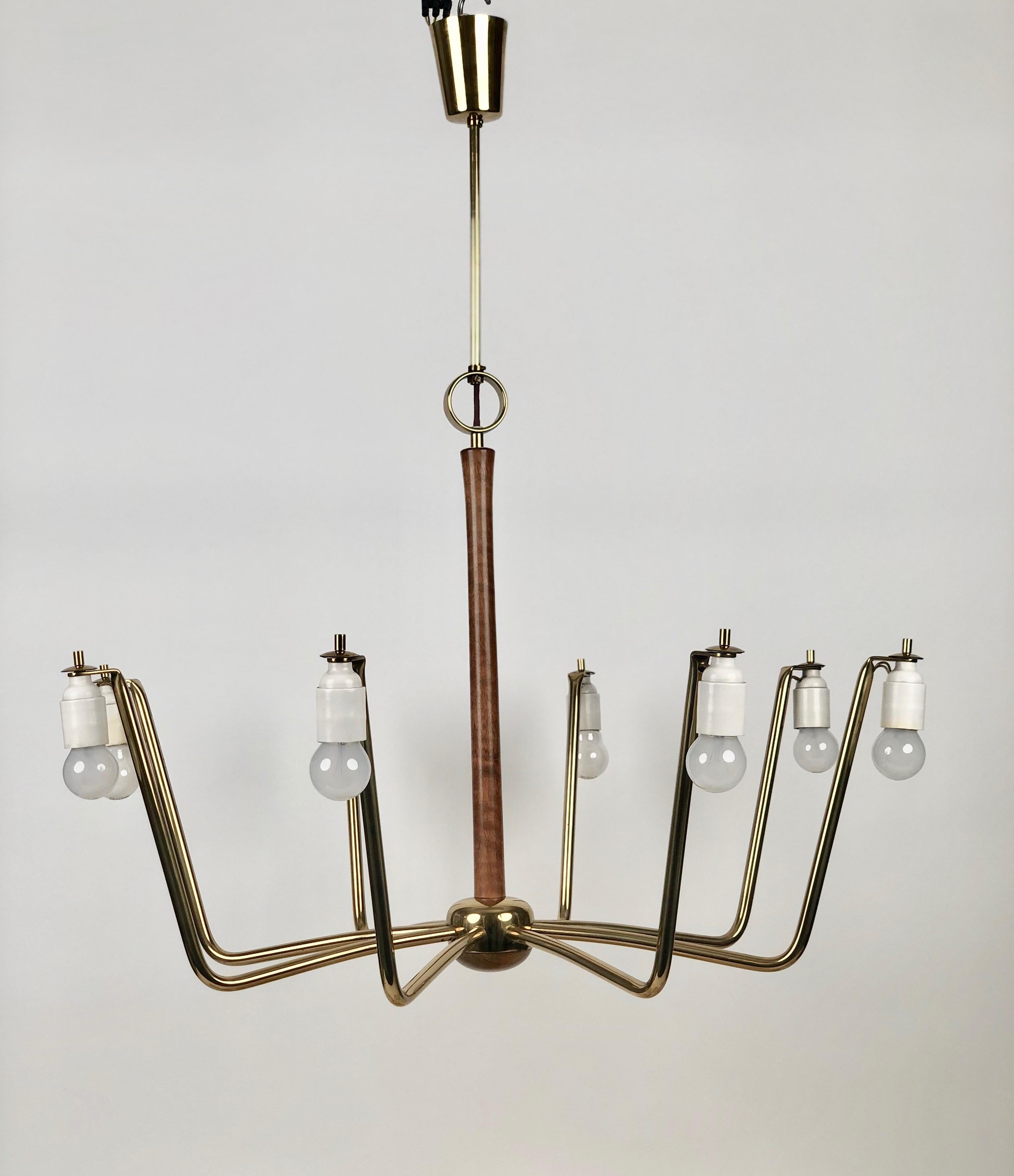 Mid-Century Pendant Lamp from Josef Frank, Austria 13