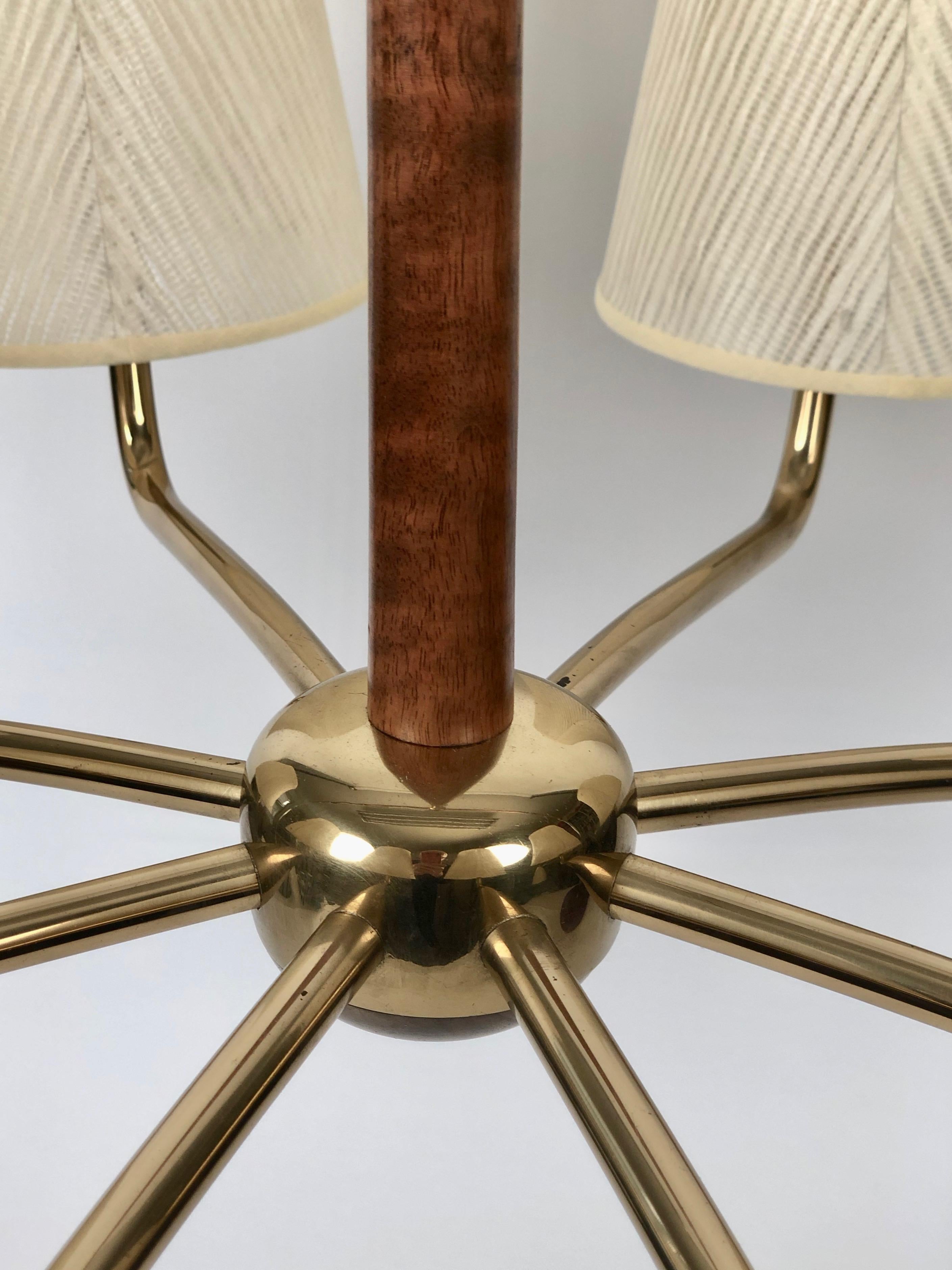 Brass Mid-Century Pendant Lamp from Josef Frank, Austria