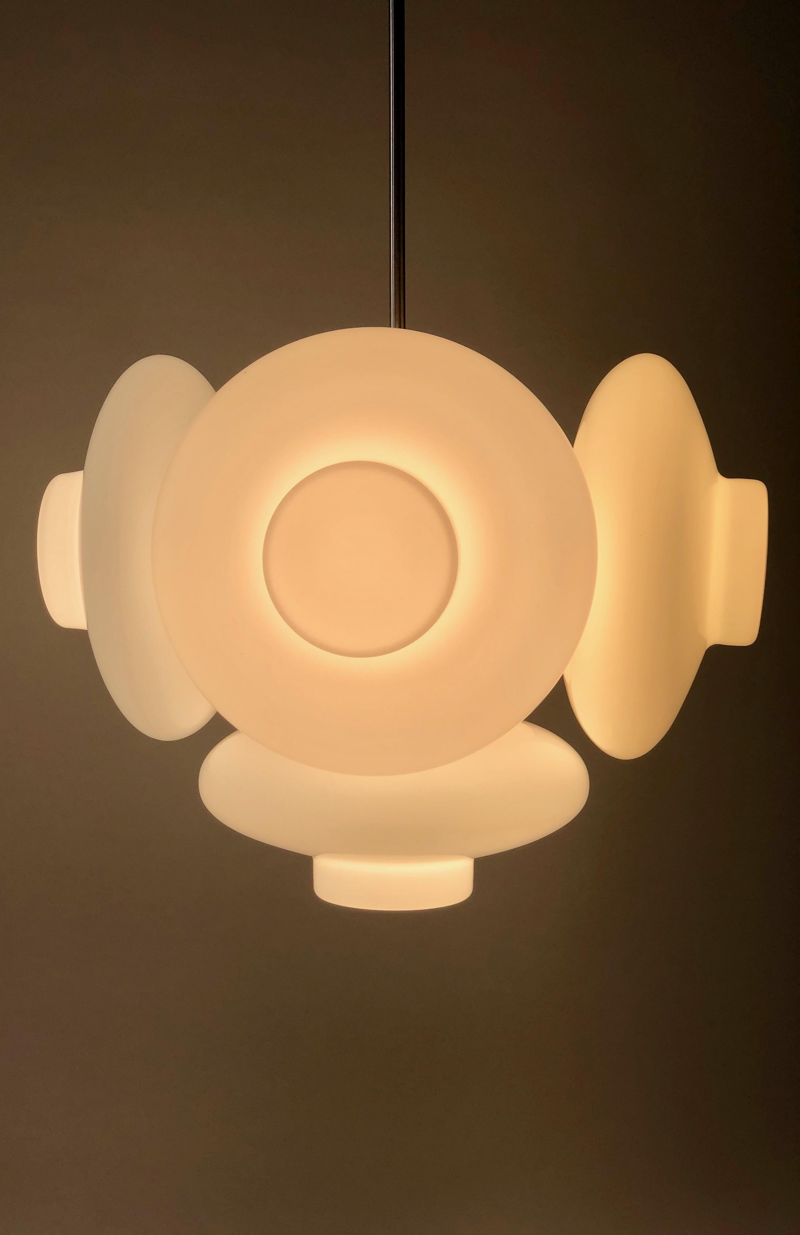 Mid-Century Pendant Lamp from Napako, Czech Republic For Sale 4