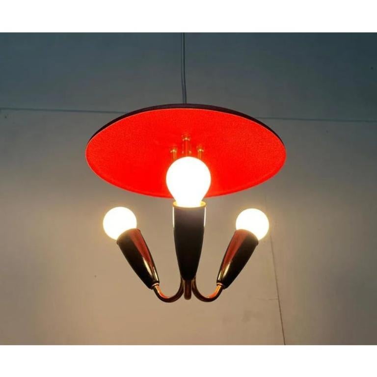 Mid-Century-Pendelleuchte im Stil von Stilnovo, 1960er Jahre im Angebot 3