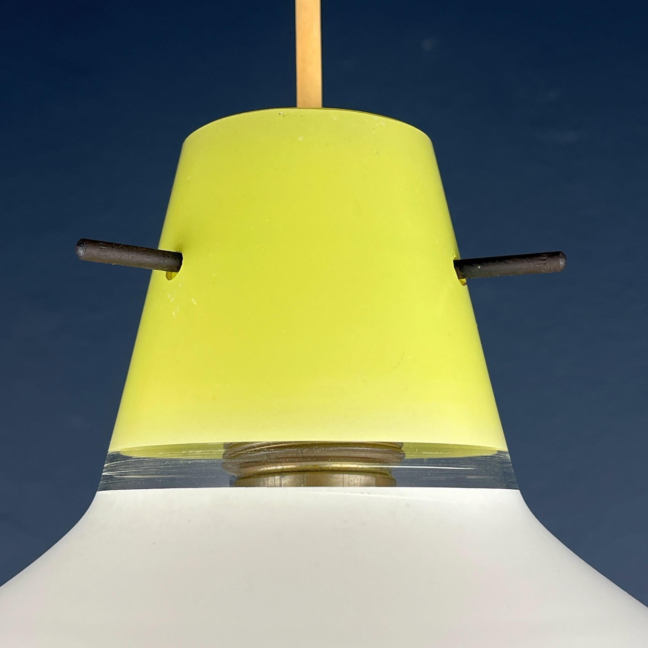 Mid-century pendant lamp Italy 1950s For Sale 5