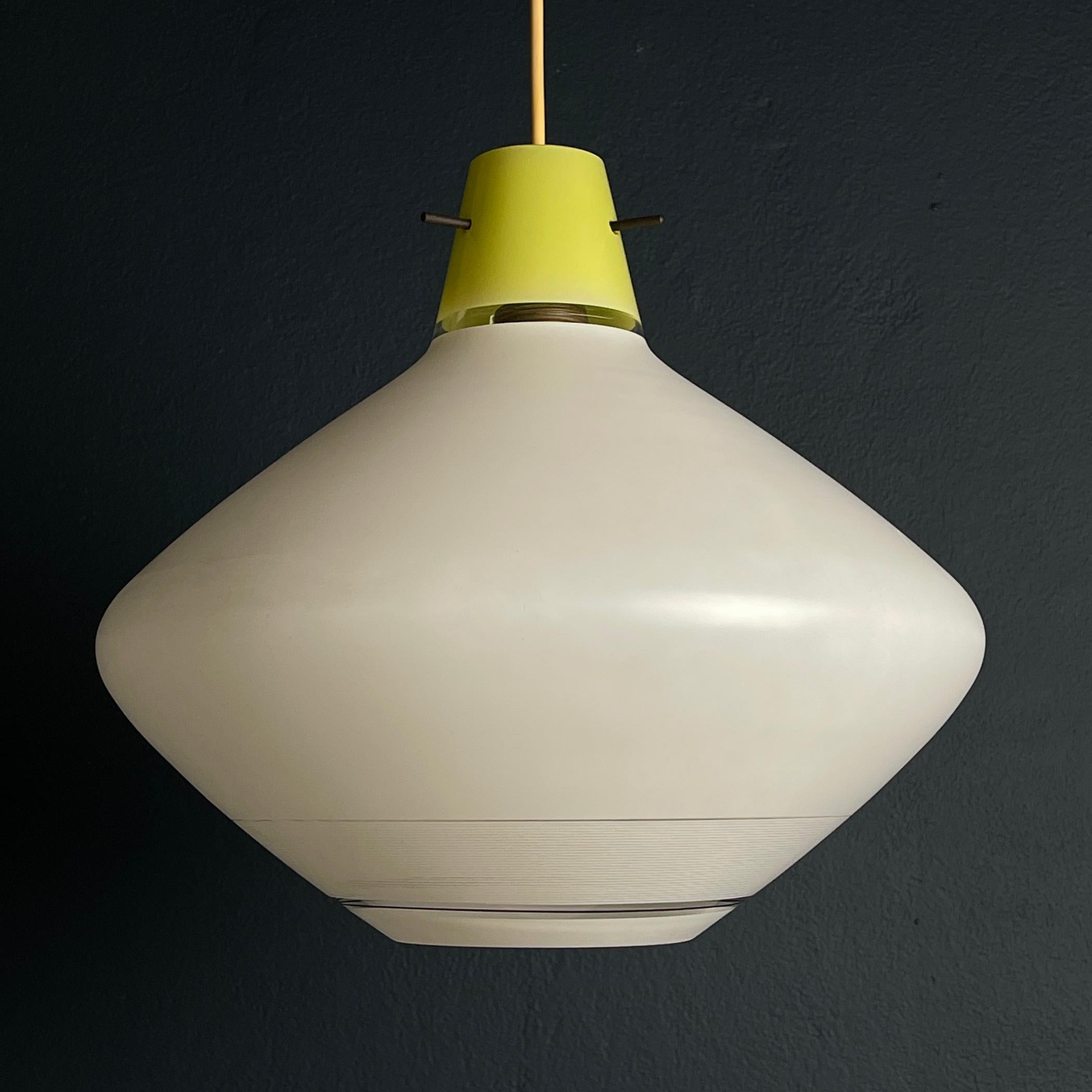 Mid-century pendant lamp Italy 1950s For Sale 6