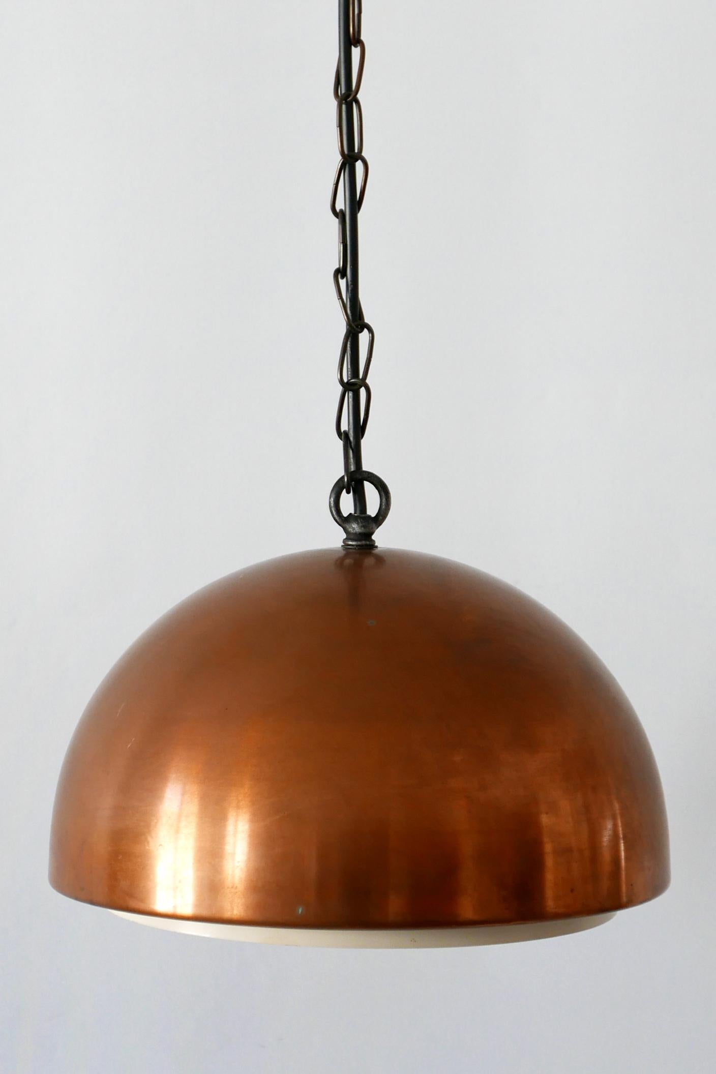 Copper Midcentury Pendant Lamp 'Louisiana by Vilhelm Wohlert for Louis Poulsen, 1960s