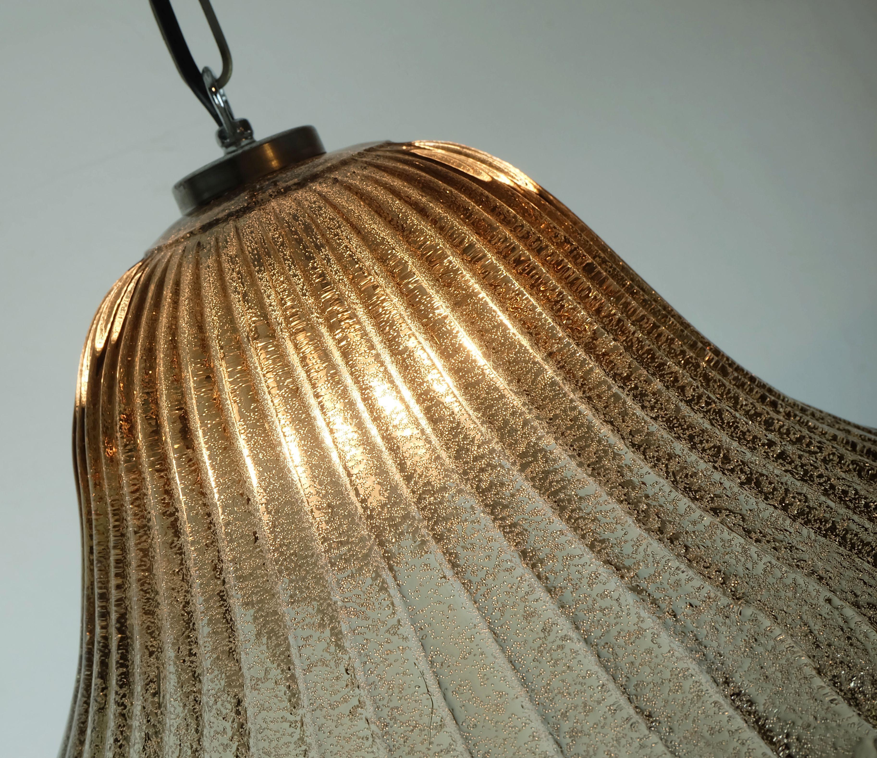 mid century PENDANT LIGHT briloner leuchten murano 1970s For Sale 3