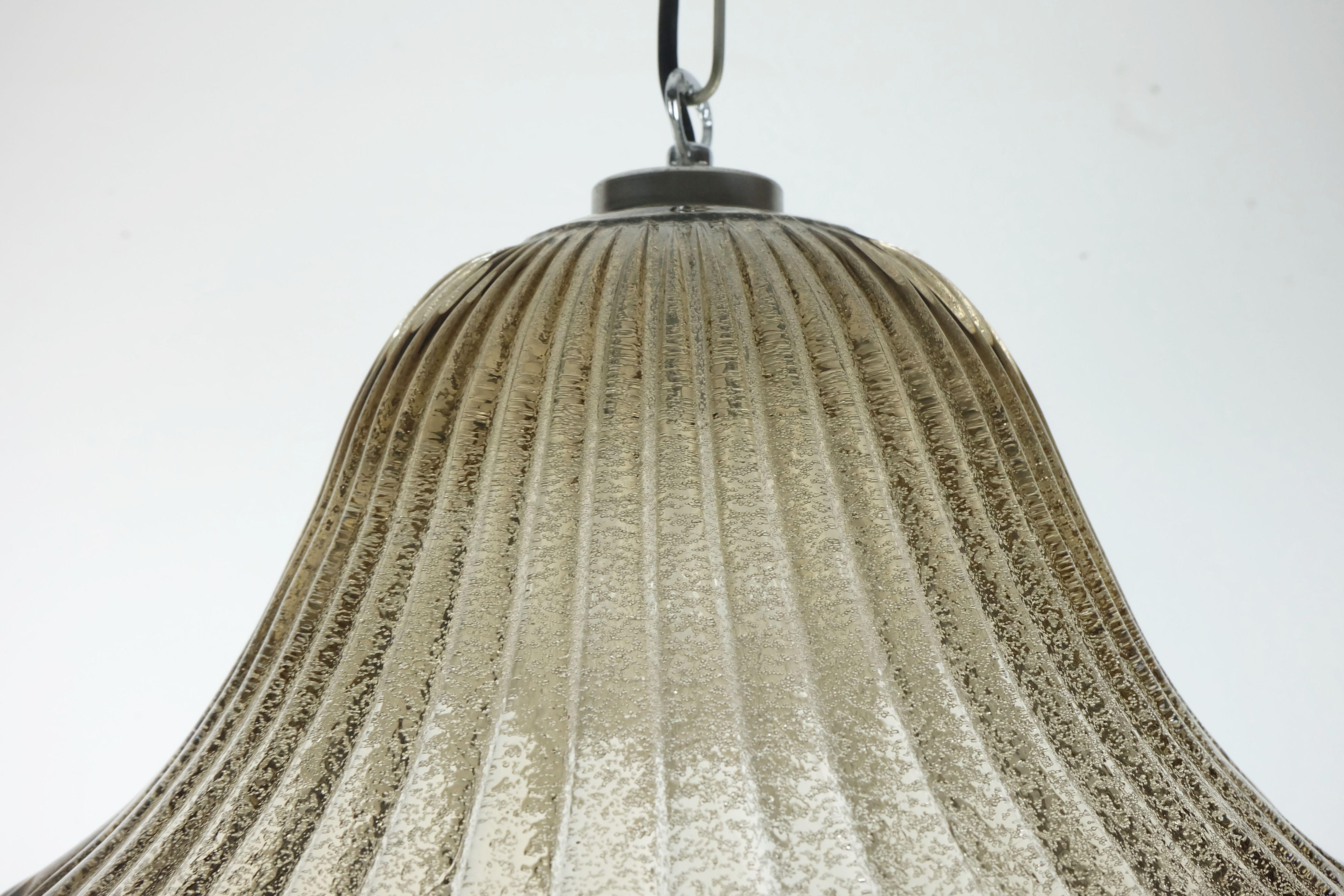mid century PENDANT LIGHT briloner leuchten murano 1970s For Sale 1