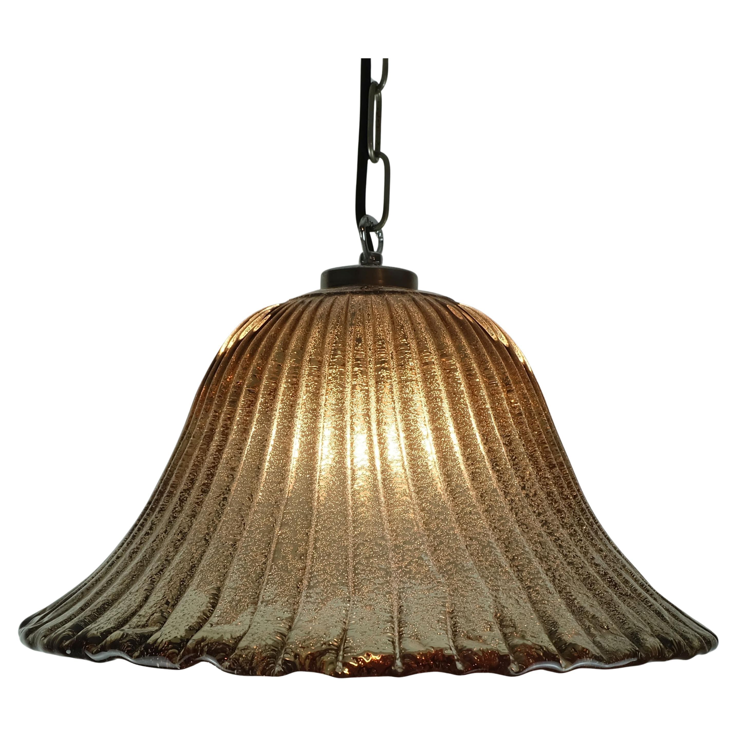 mid century PENDANT LIGHT briloner leuchten murano 1970s For Sale