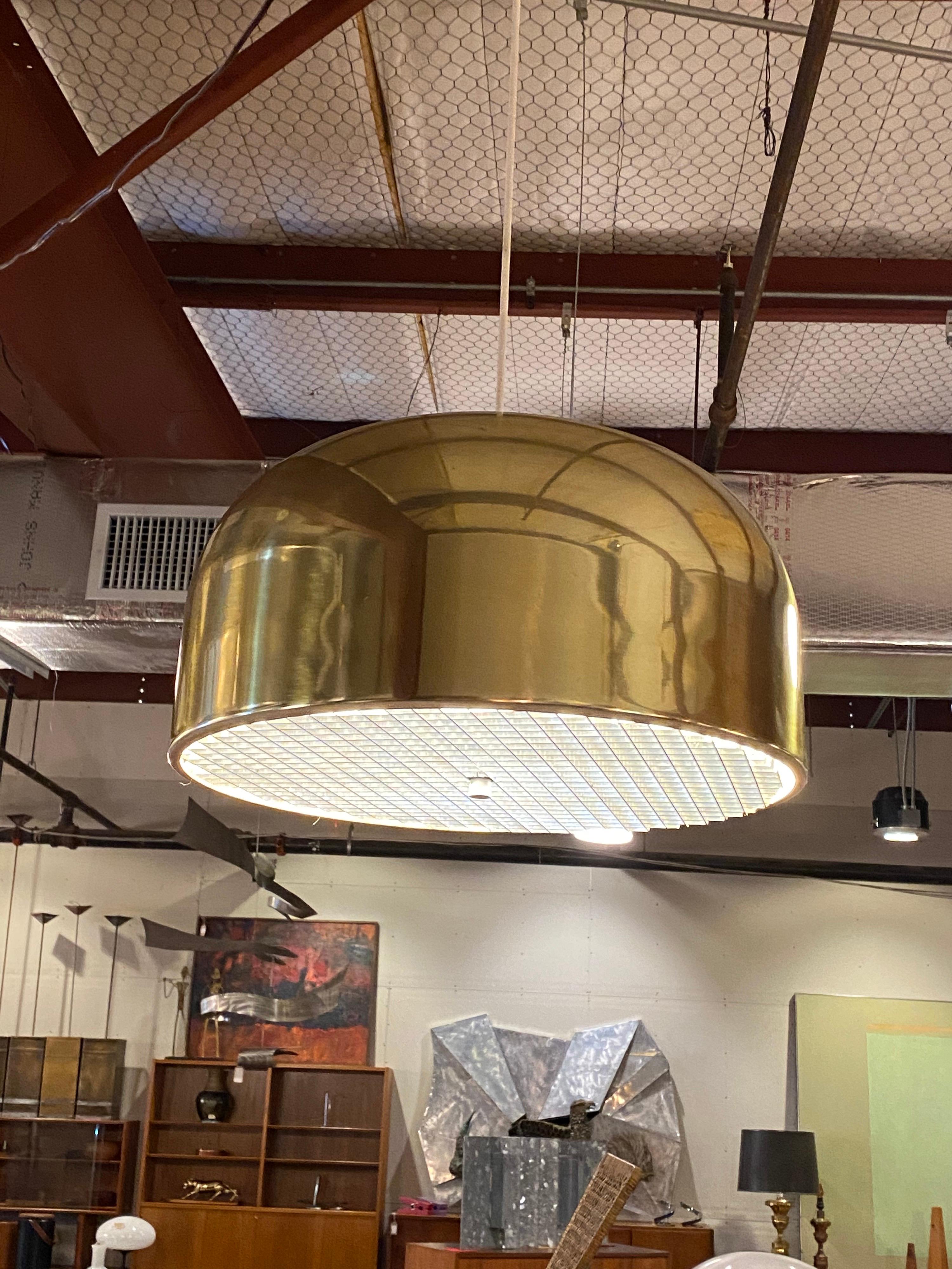 Lampe à suspension mi-siècle moderne de Lightolier Bon état - En vente à San Antonio, TX