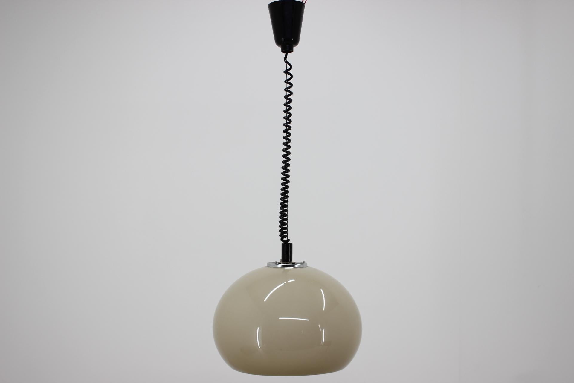 Italian Midcentury Pendant Meblo, Designed by Harvey Guzzini, 1970s For Sale