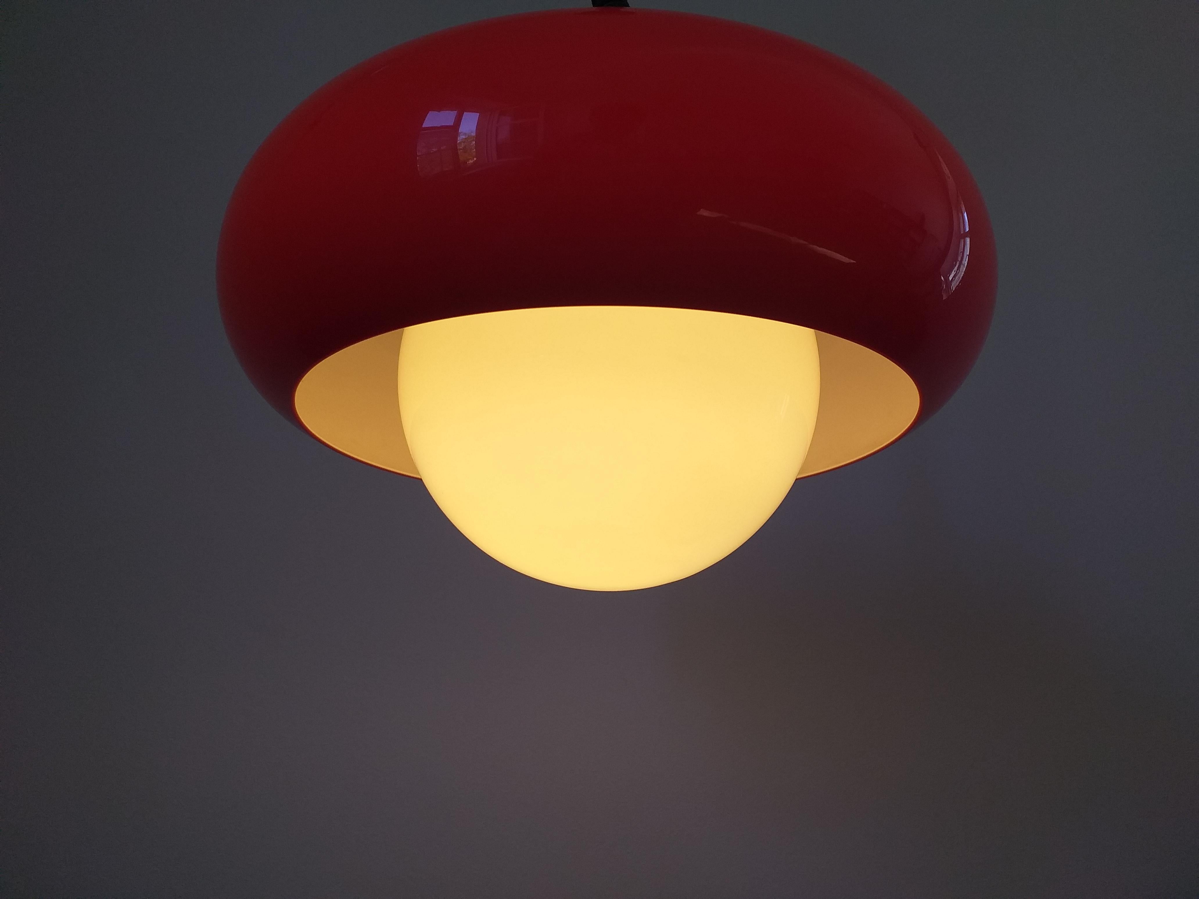 Italian Midcentury Pendant Meblo Designed by Harvey Guzzini, Italy, 1970s