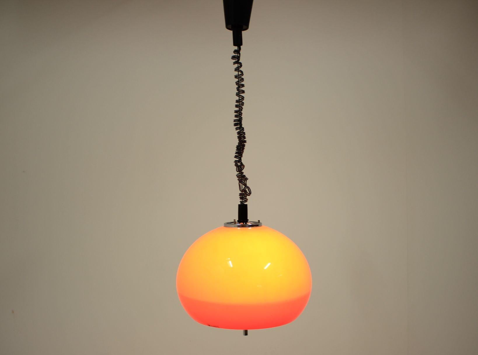 Italian Midcentury Pendant Meblo, Harvey Guzzini, 1970s