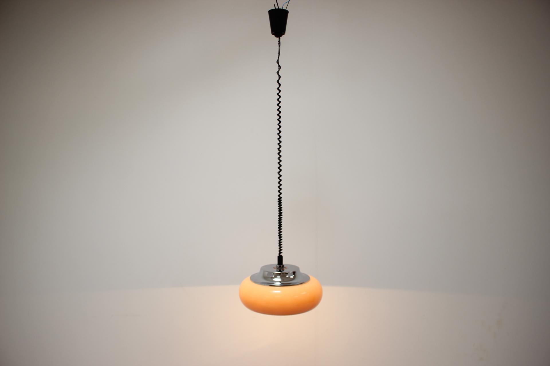 Mid Century Pendant Meblo, Harvey Guzzini, Italy, 1970s For Sale 3