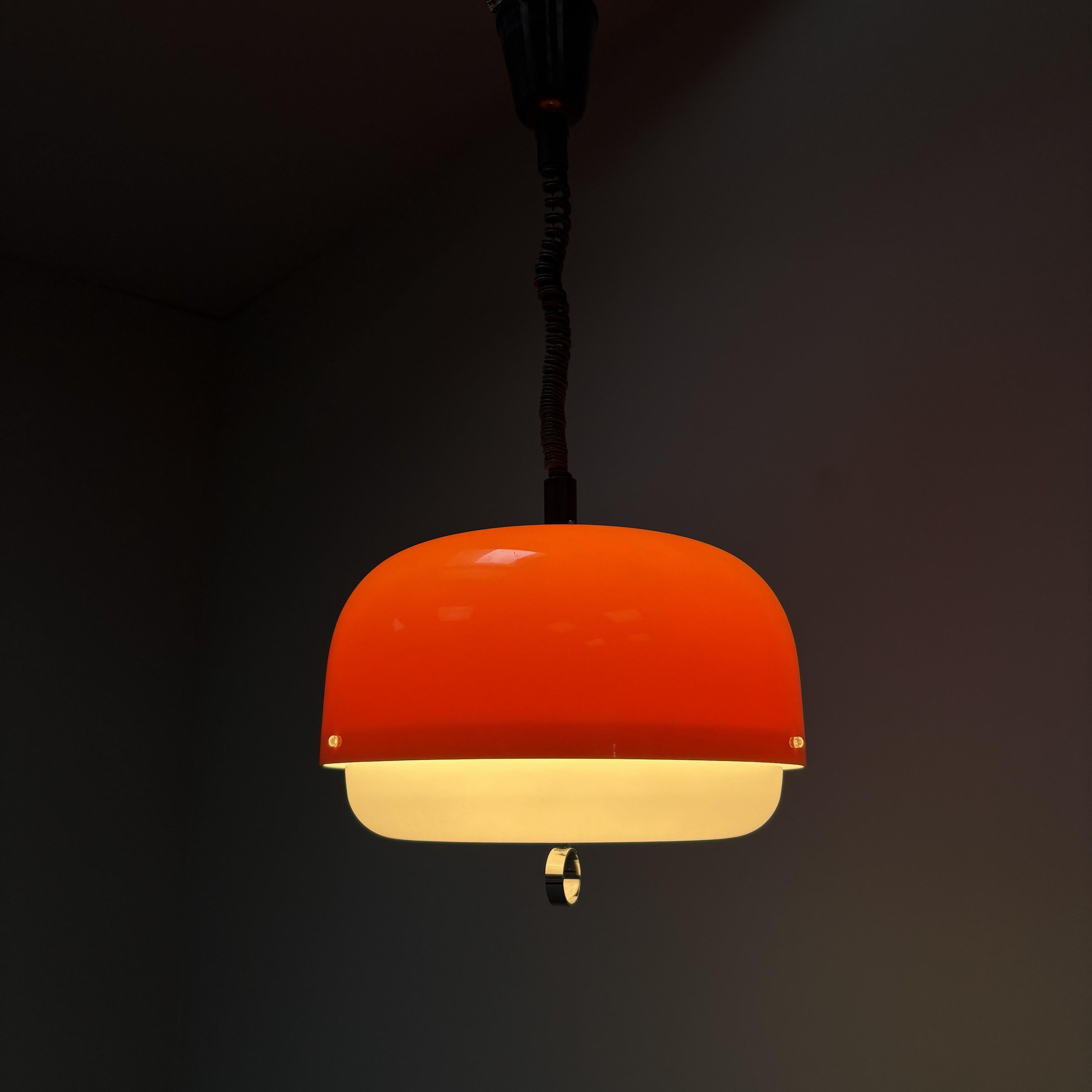 Pendentif Medusa du milieu du siècle par Luigi Massoni pour Guzzini, années 1970, Italie en vente 6