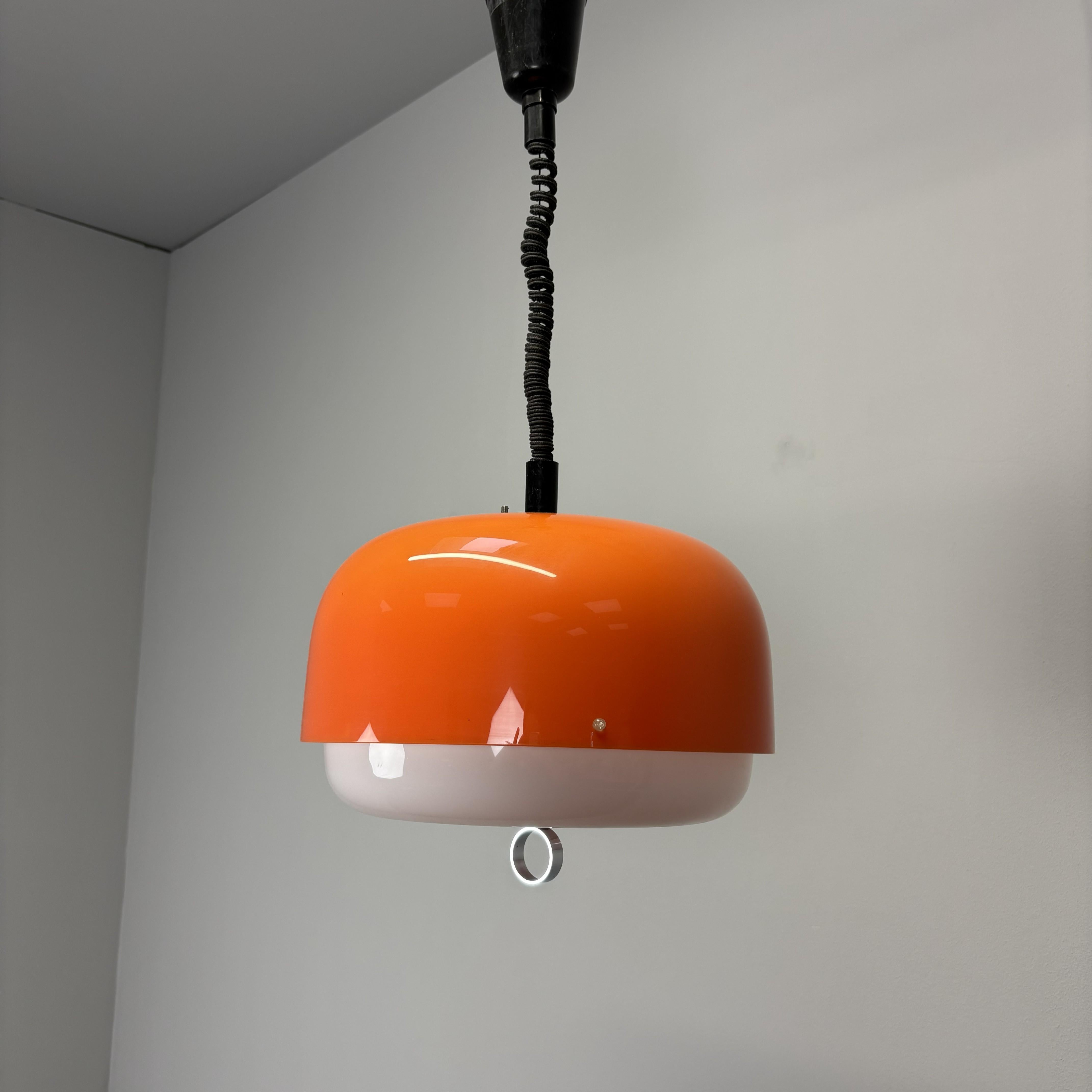 Mid-Century Modern Pendentif Medusa du milieu du siècle par Luigi Massoni pour Guzzini, années 1970, Italie en vente