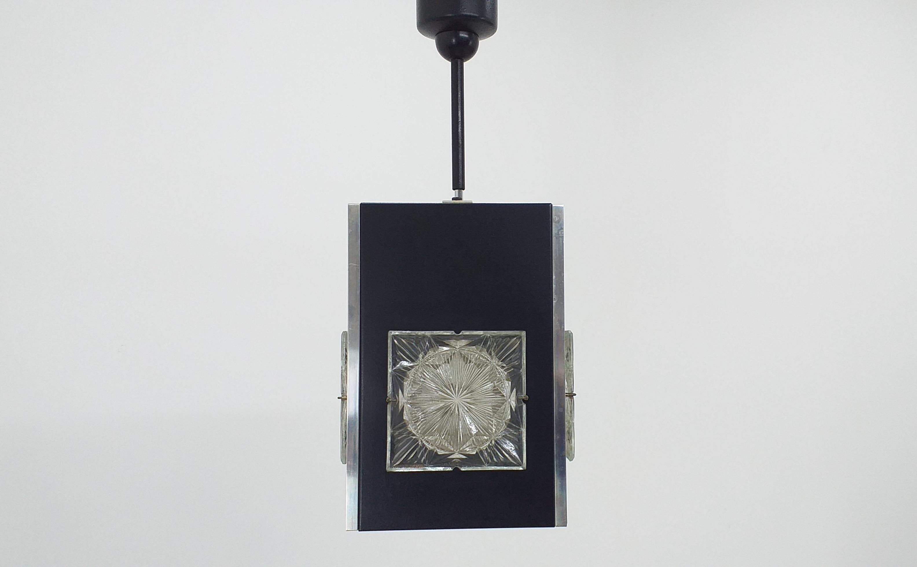 Midcentury Pendant Napako, Designed by Josef Hurka, 1970s For Sale 1