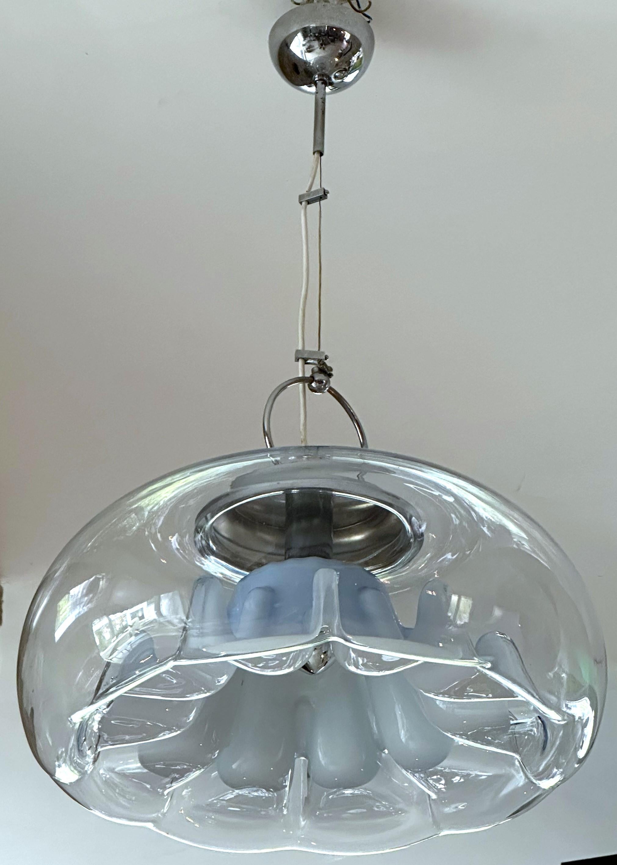 Mid Century Pendant Toni Zuccheri for VeArt, Italy 1960 For Sale 13
