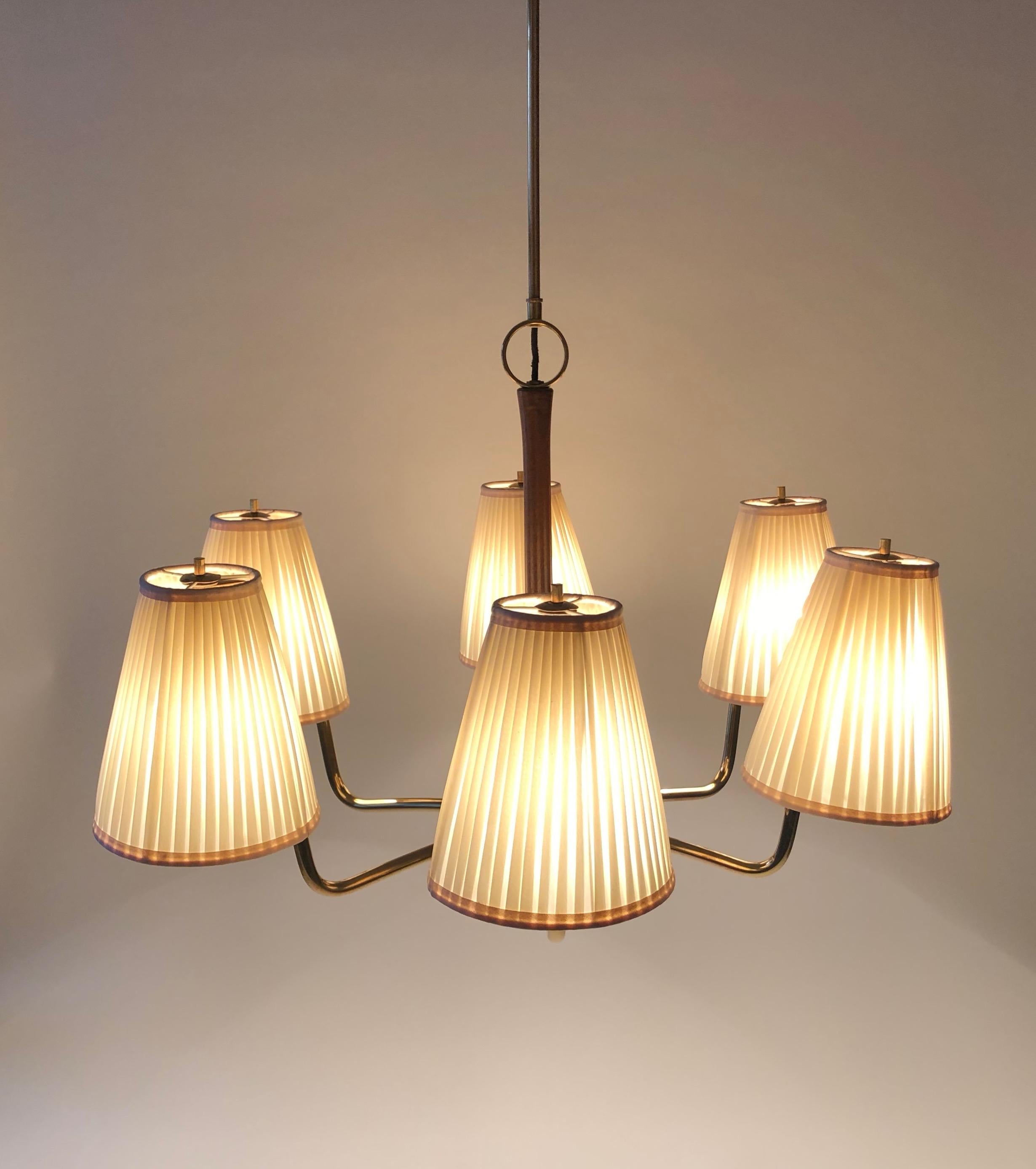 Lampada a sospensione di metà secolo, modello Kiri, di Josef Frank, Austria in vendita 4