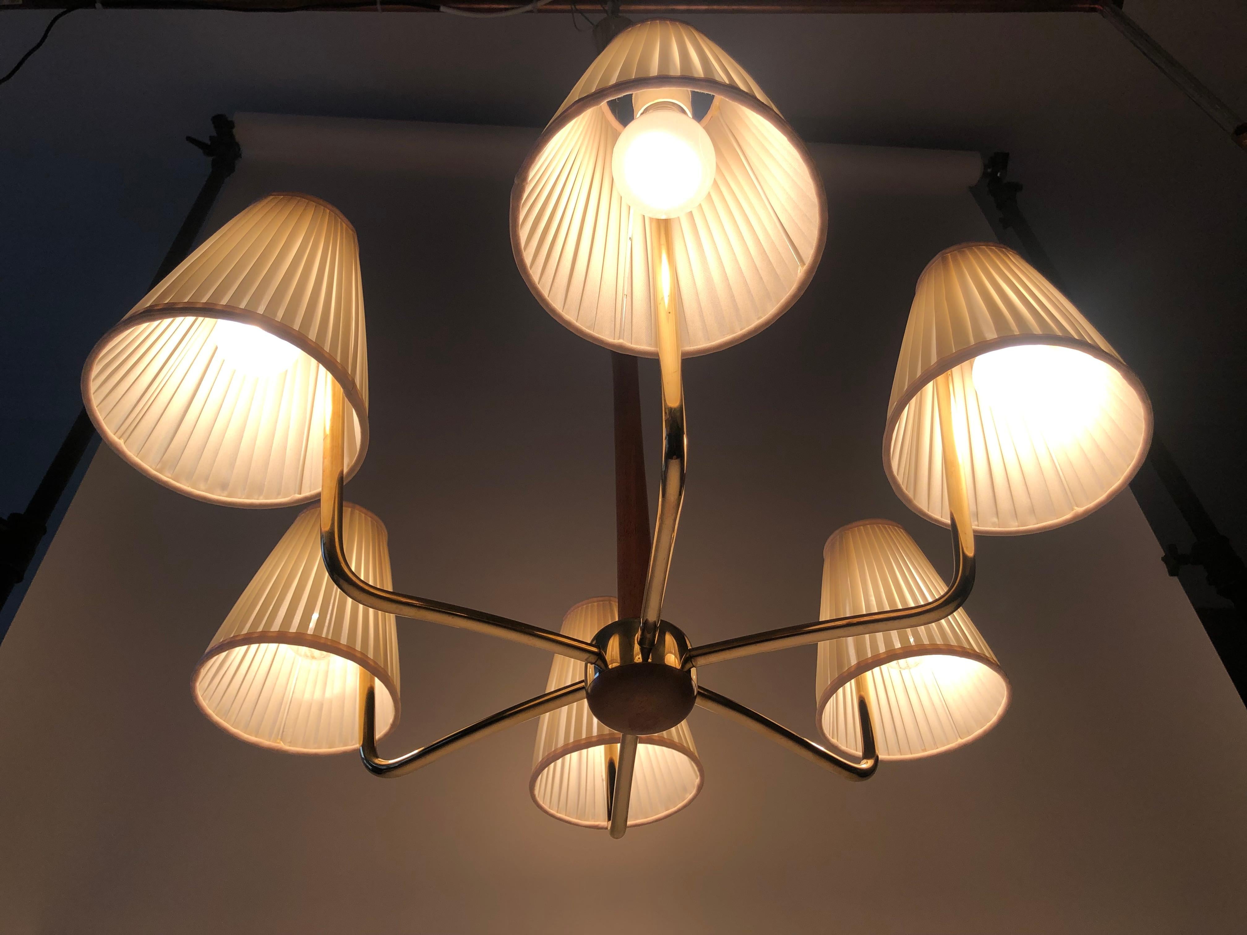 Mid-Century Pendent Lamp, Model Kiri, from Josef Frank, Austria For Sale 5