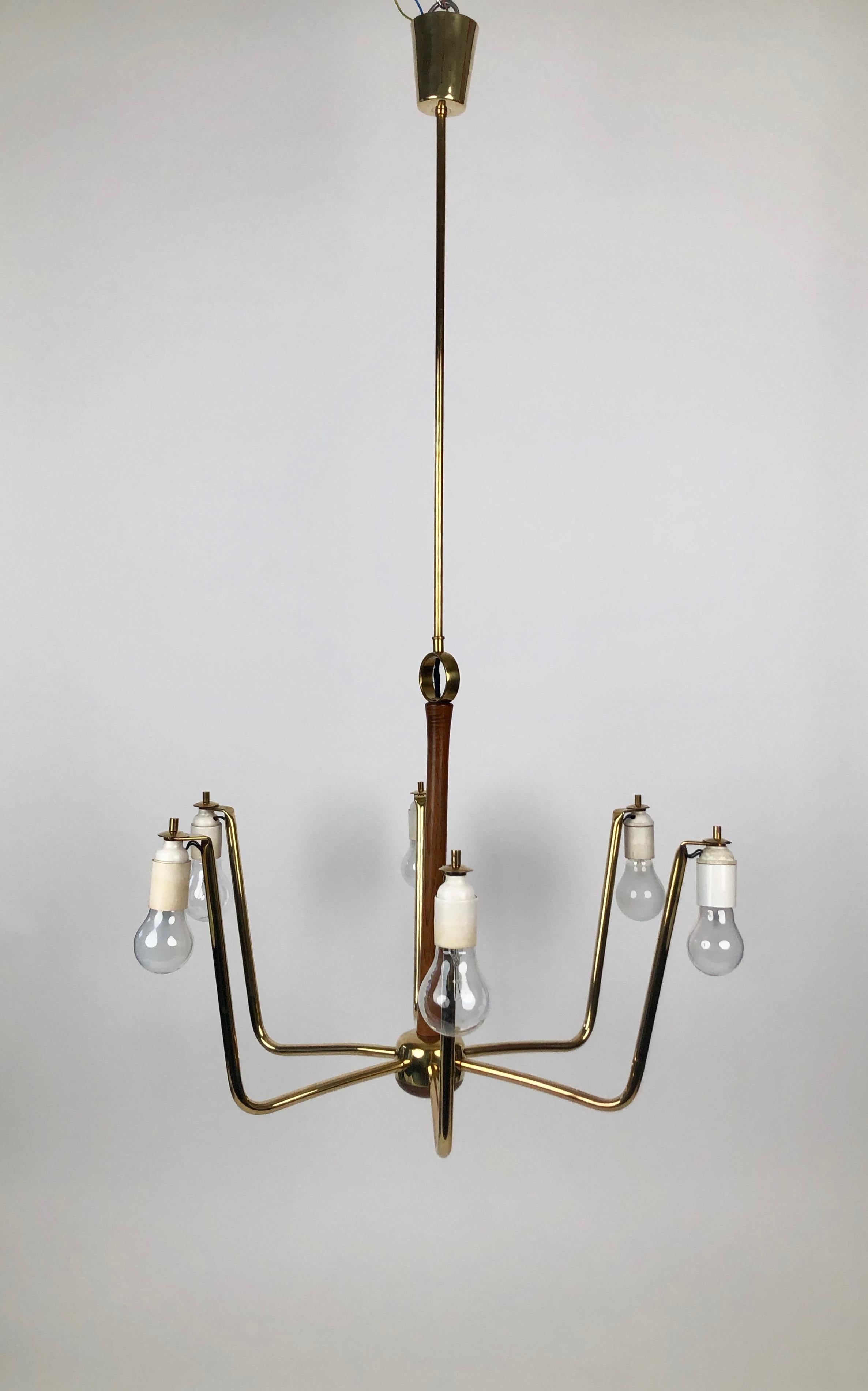 Lampada a sospensione di metà secolo, modello Kiri, di Josef Frank, Austria in vendita 7