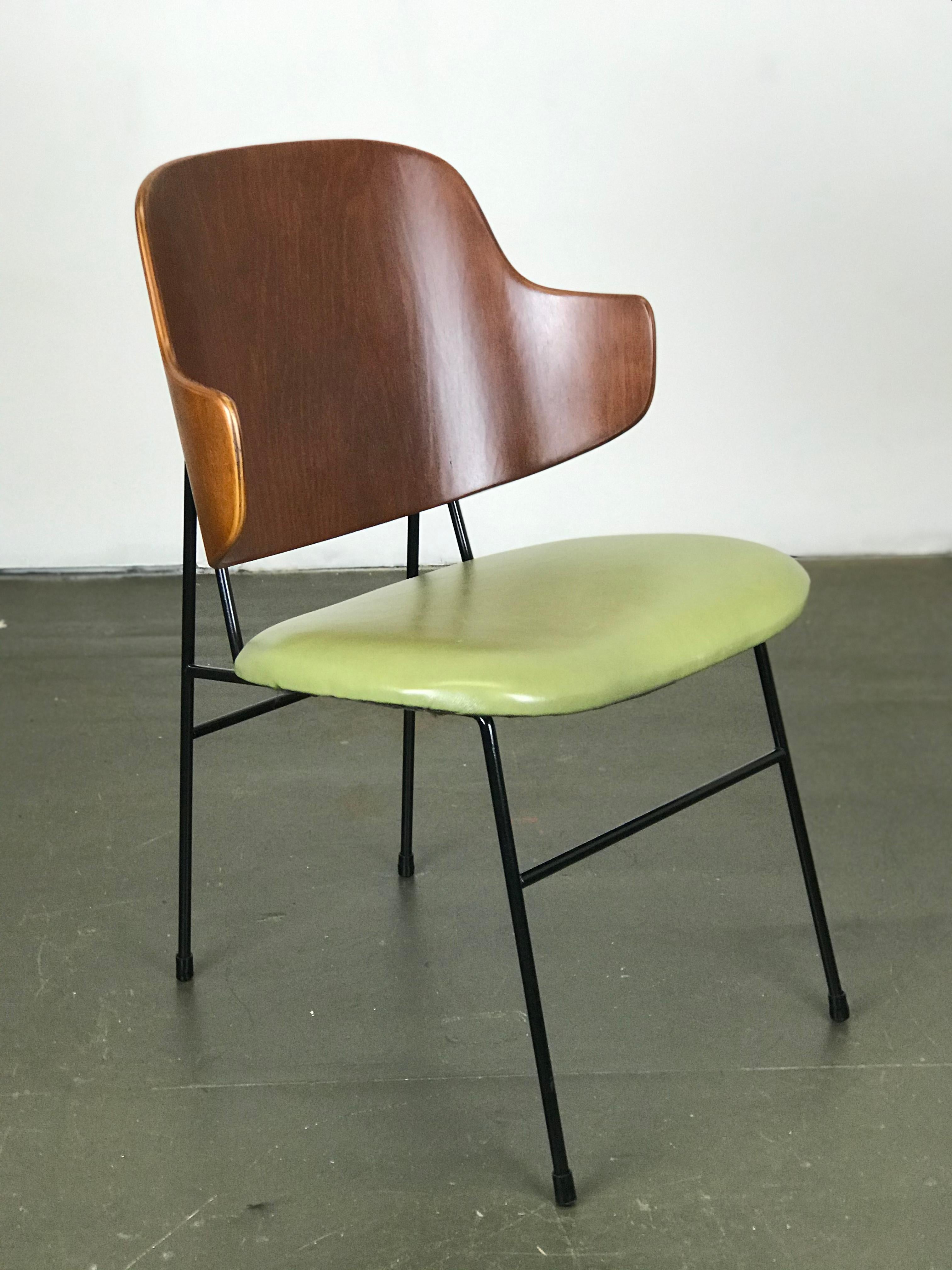 Mid Century Modern Penguin Accent Side Chair by Ib Kofod-Larsen for Selig 2