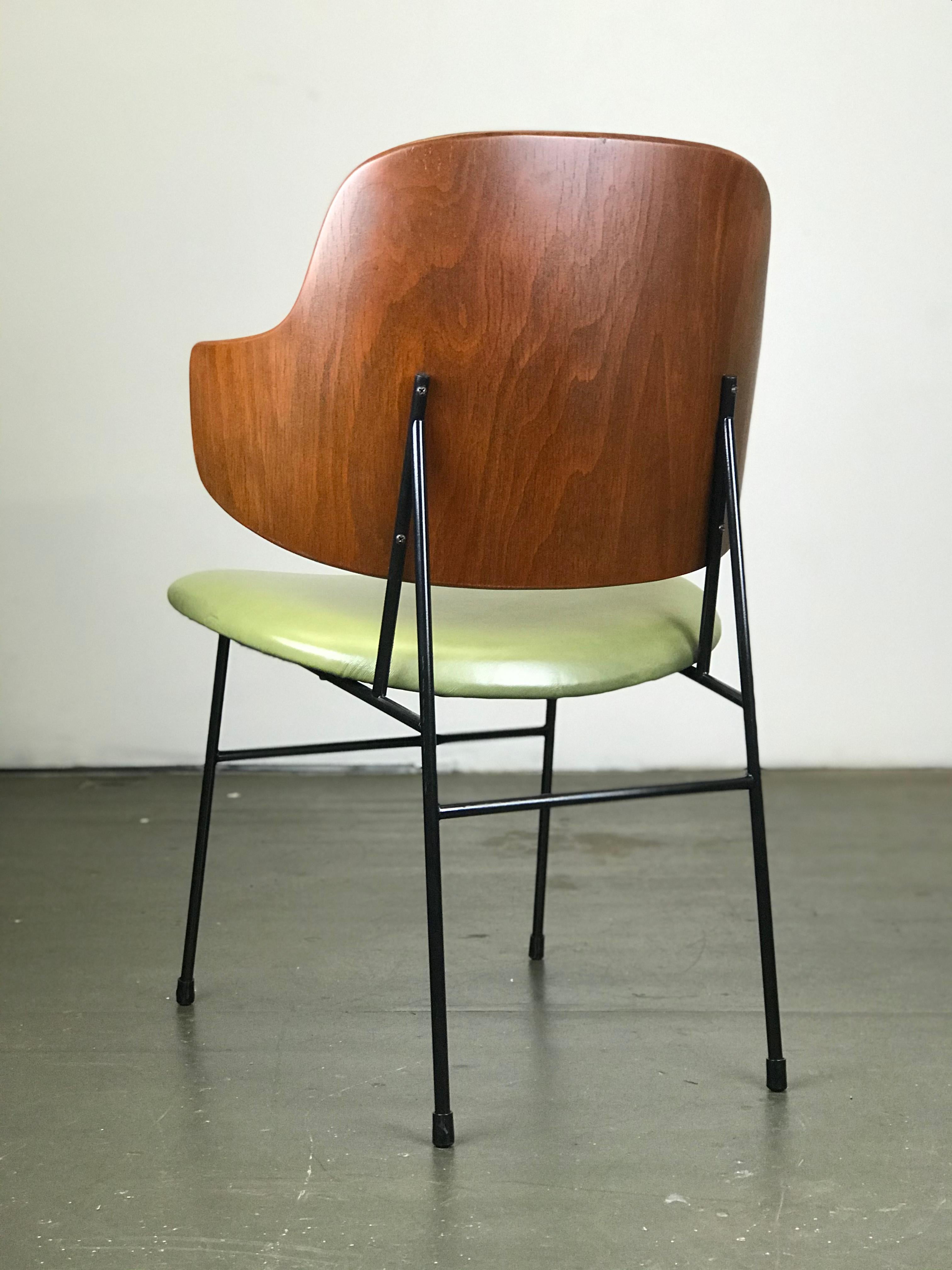 Danish Mid Century Modern Penguin Accent Side Chair by Ib Kofod-Larsen for Selig