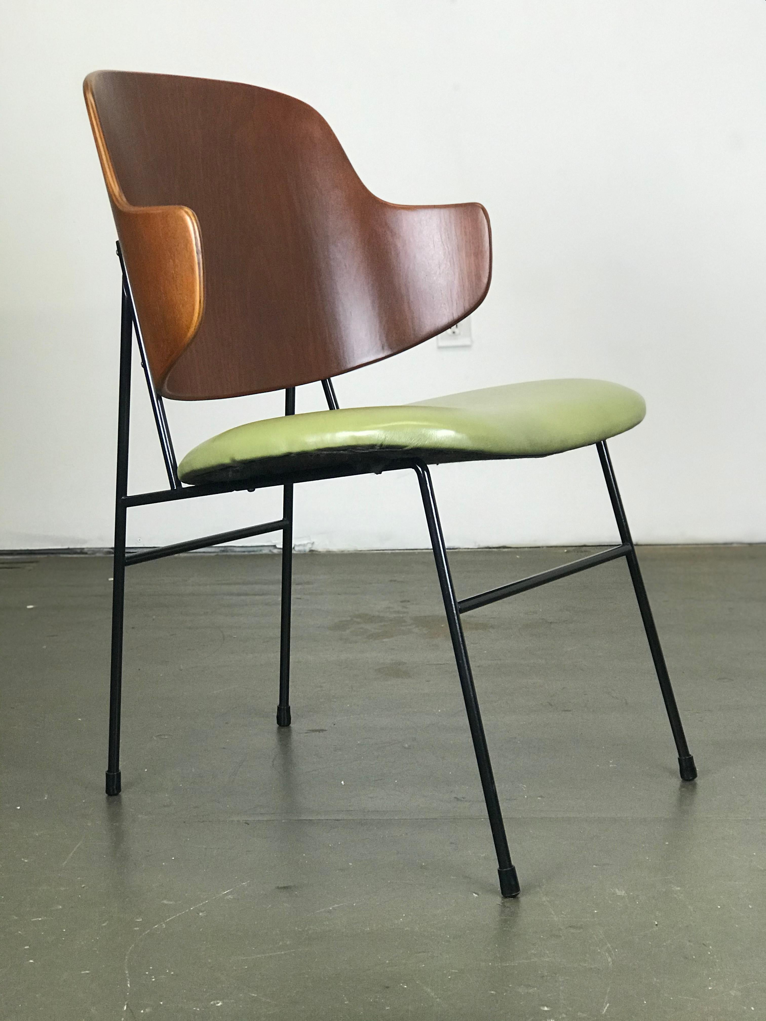 Mid-20th Century Mid Century Modern Penguin Accent Side Chair by Ib Kofod-Larsen for Selig