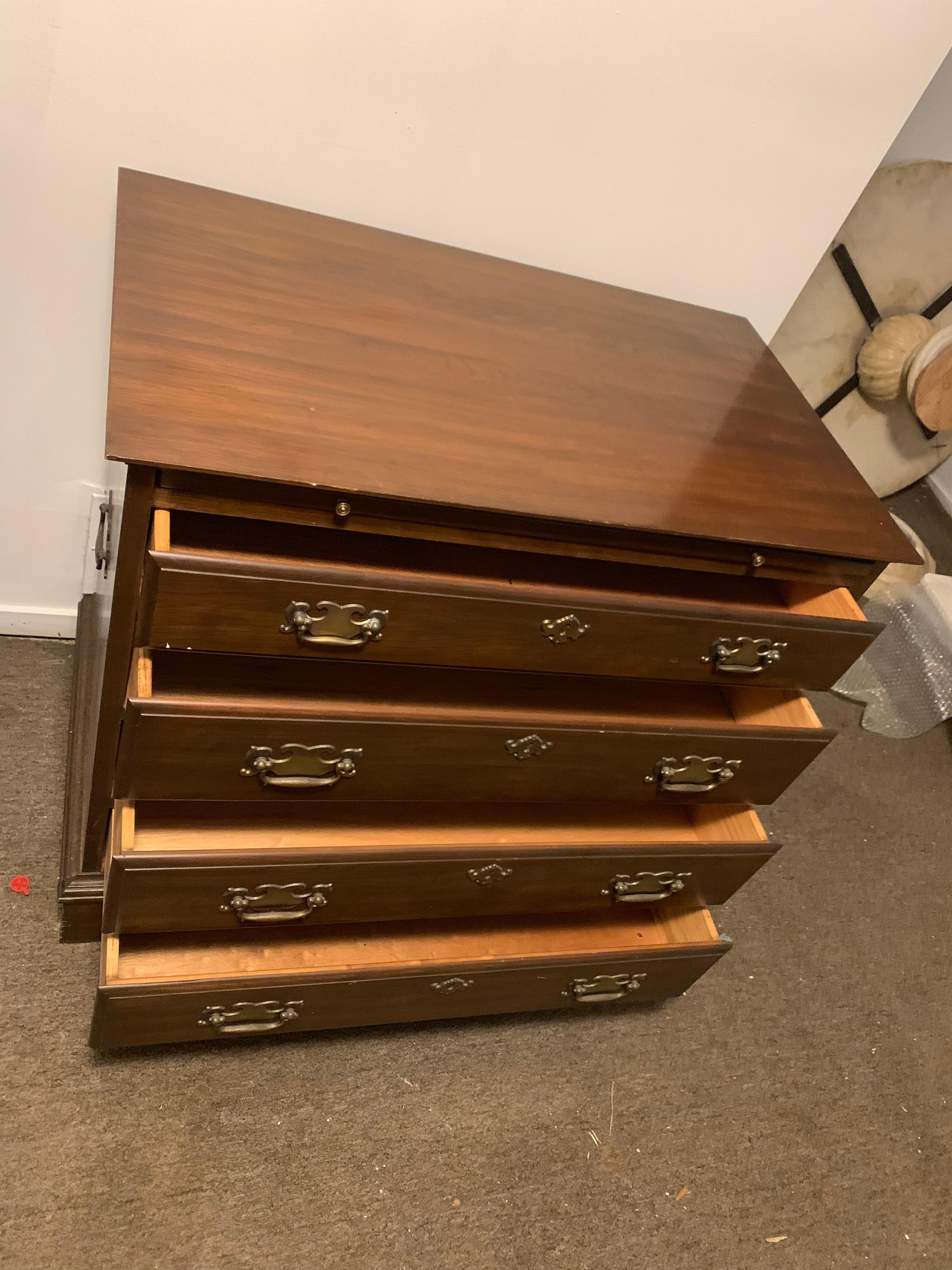 American Midcentury Pennsylvania House Four Drawer Dresser or Nightstand For Sale