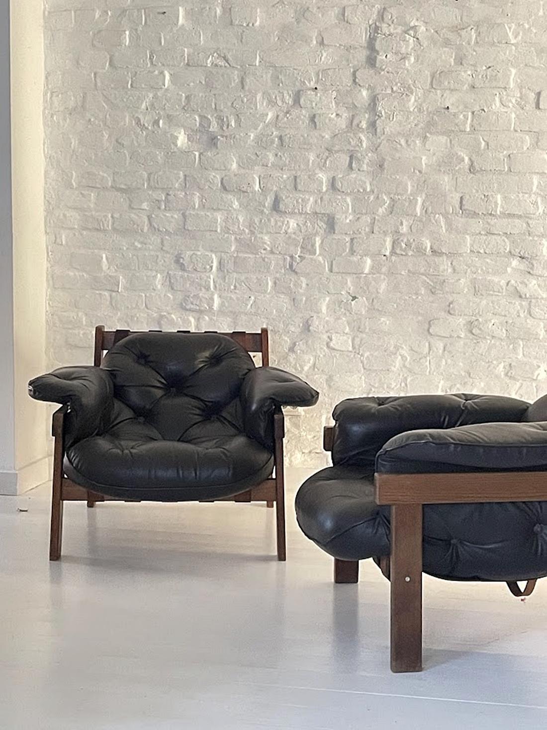 Mid-Century Modern Mid Century Senator Leather Armchair 1970s, Hungary