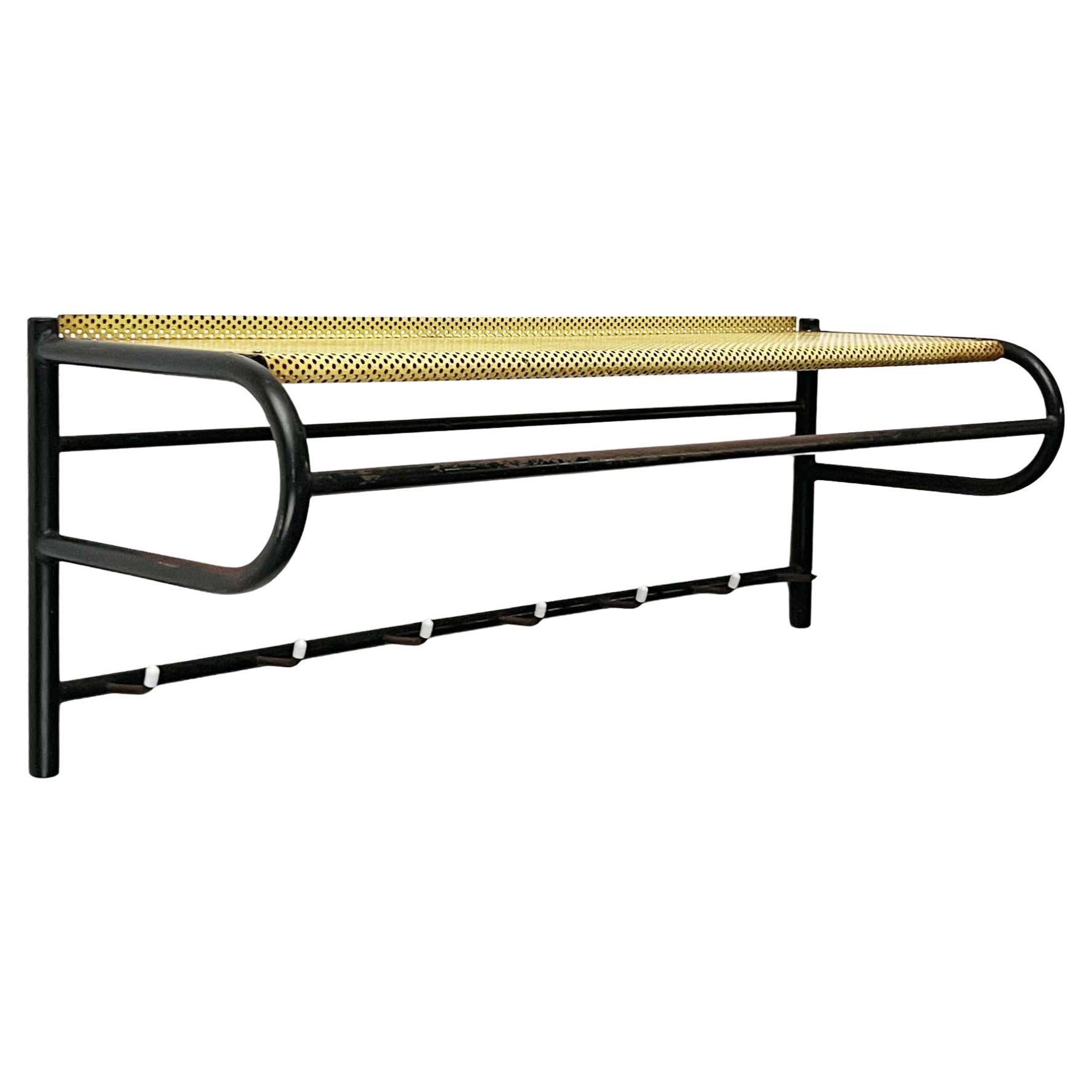 Mid-Century Perforated Metal Coat Rack attributed to Mathieu Matégot, Artimeta