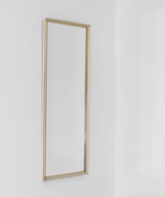 Mid Century Perforated Metal Mathieu Matégot Style Wall Mirror 1950s