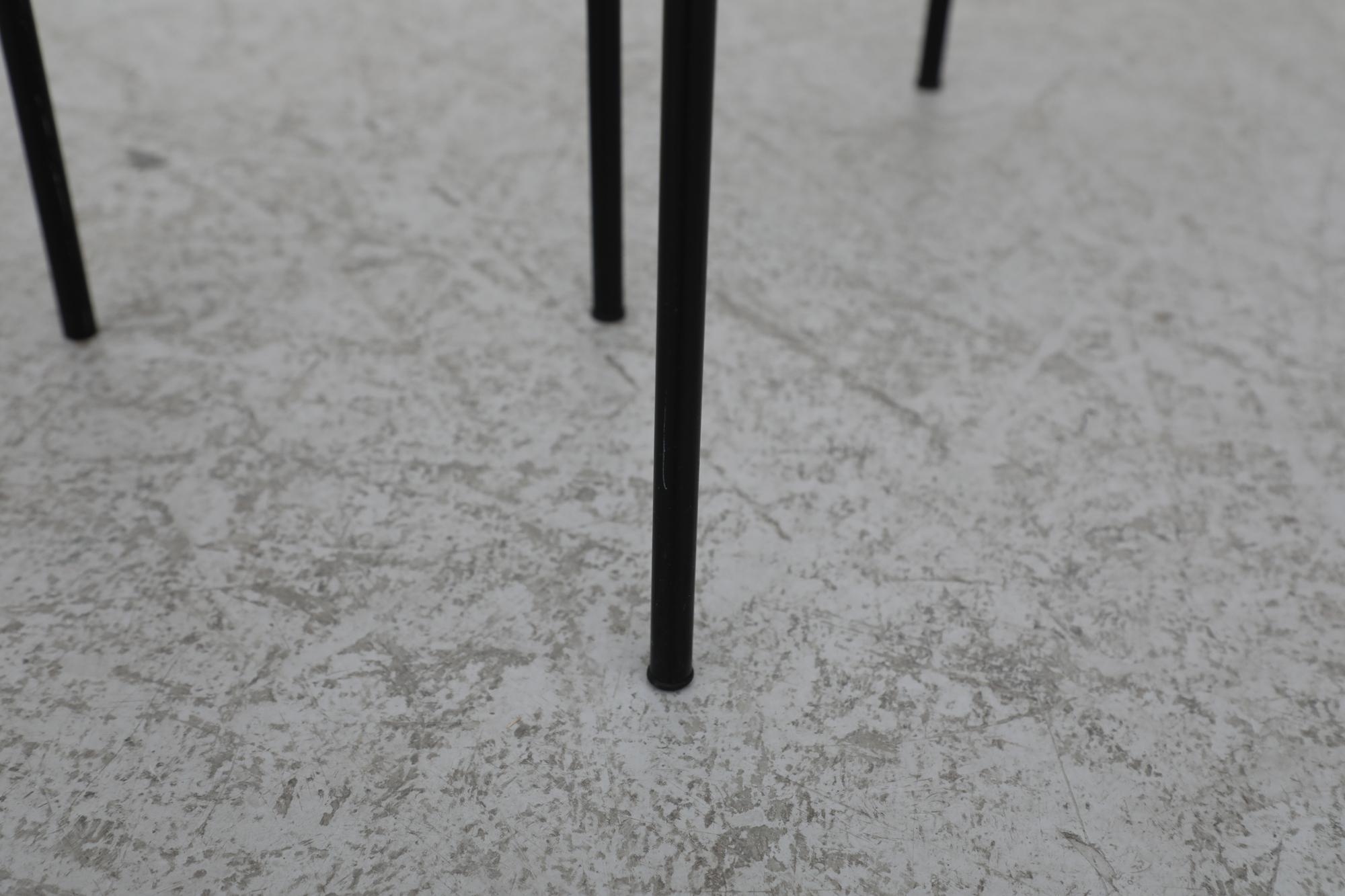 Mid Century Perforated Metal Nesting Tables by Floris Fiedeldij for Artimeta  8